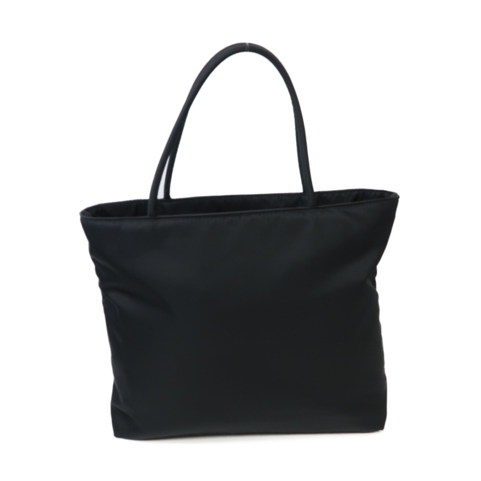PRADA 【激減優惠】尼龍/皮革2 Way Shoulder銀扣手挽肩背兩用袋黑色