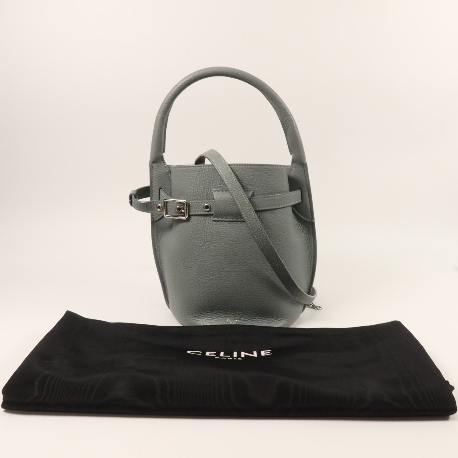 CELINE 牛皮皮革Nano Bucket手挽肩背兩用袋