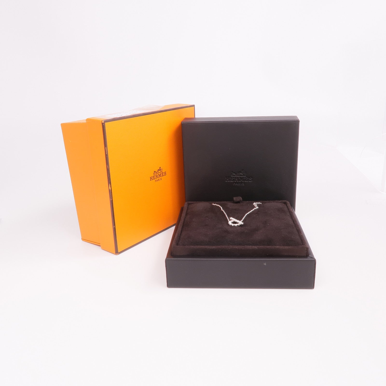 HERMES 【激減優惠】18K白金Finesse Pendant鑽石項鍊