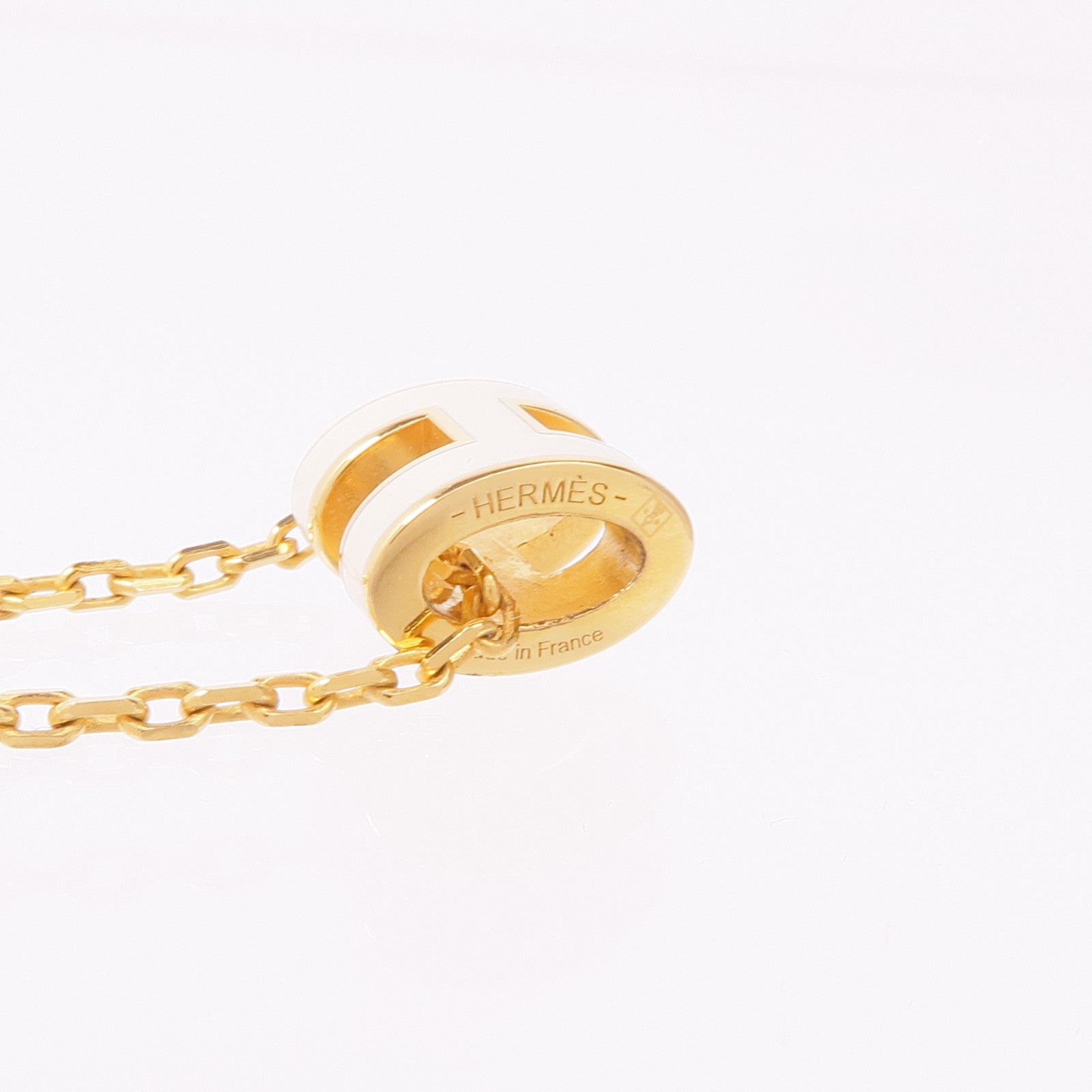 HERMES 金屬Mini Pop H項鍊Nata
