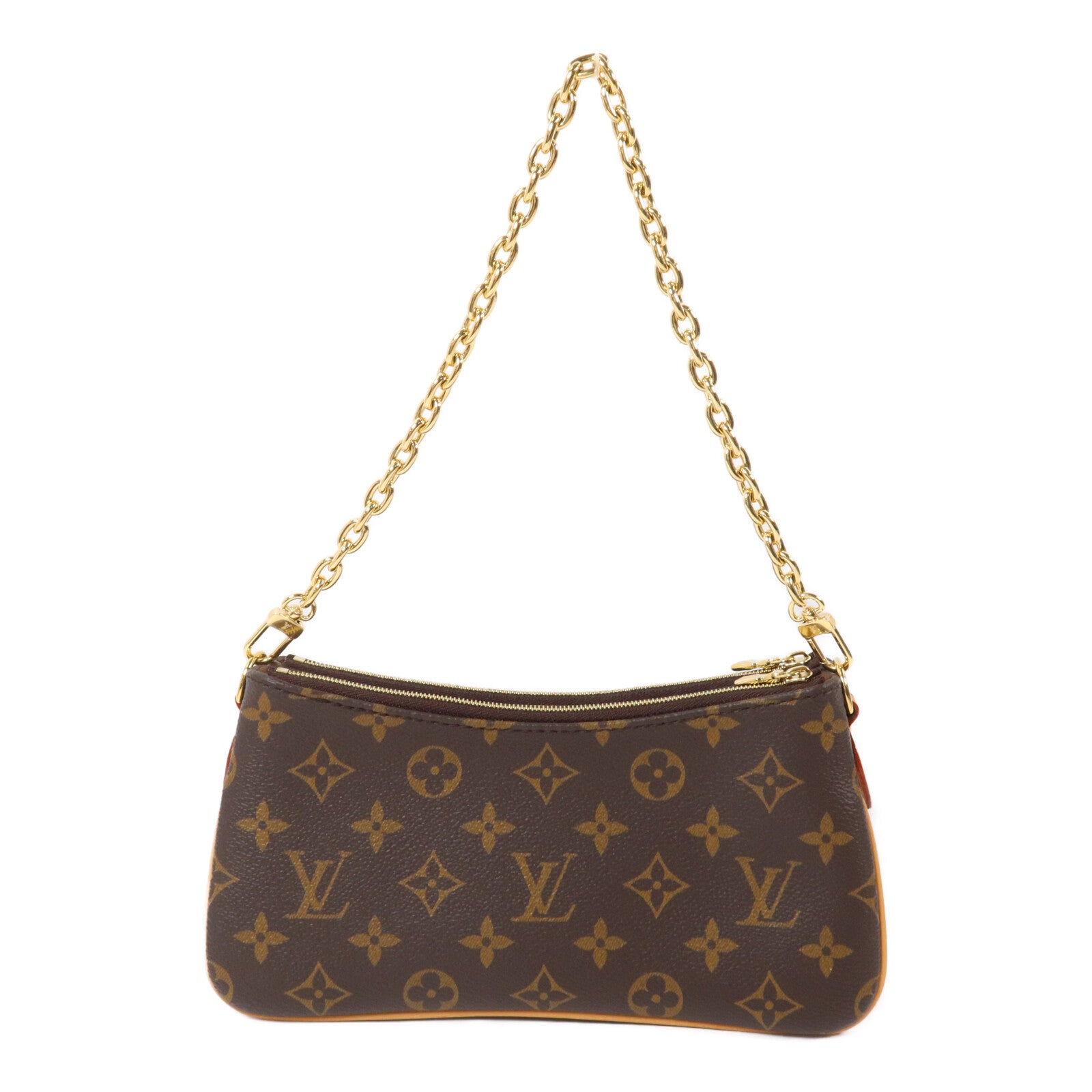 LOUIS VUITTON Monogram Liv Pochette鏈帶肩背袋
