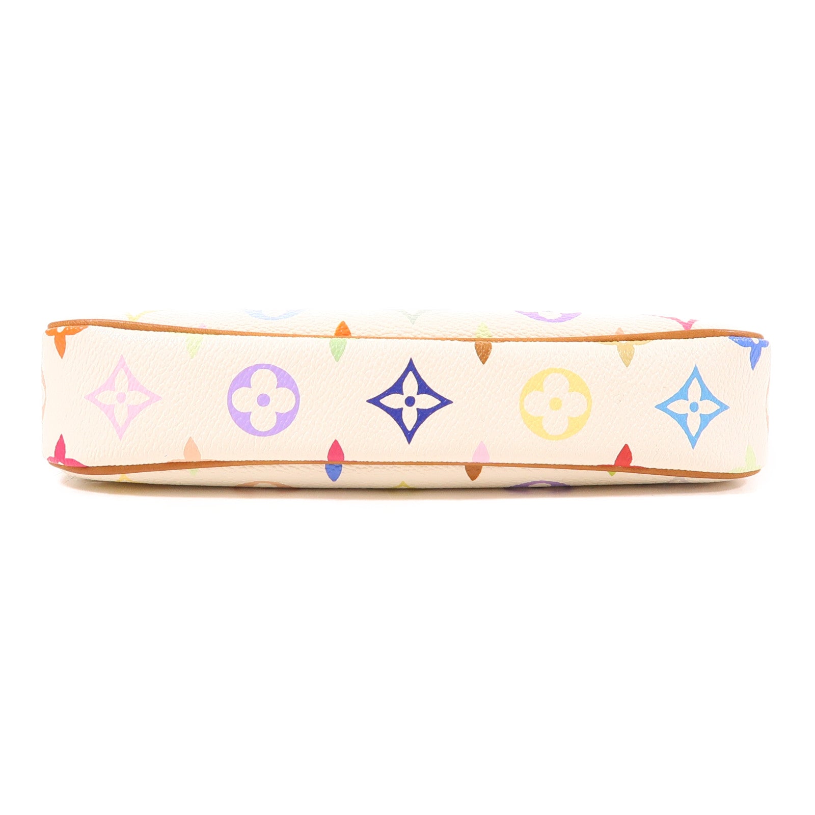 LOUIS VUITTON Monogram Multicolore Pochette Accessoires金扣手挽肩背兩用袋