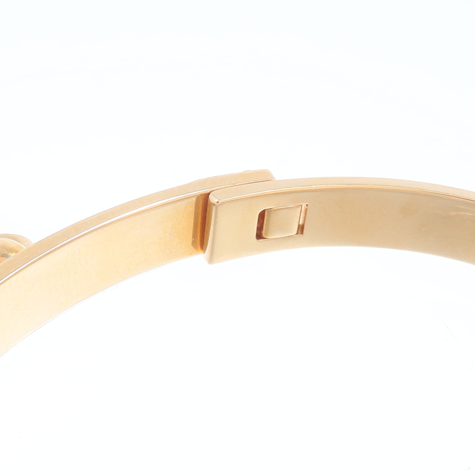 HERMES 18K玫瑰金Collier de Chien CDC Diamond Bracelet鑽石手鐲