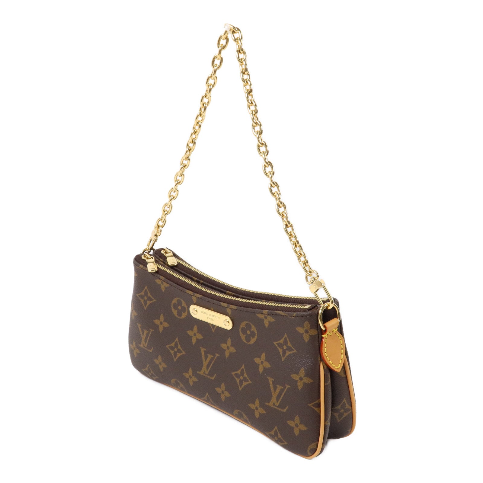 LOUIS VUITTON Monogram Liv Pochette鏈帶肩背袋