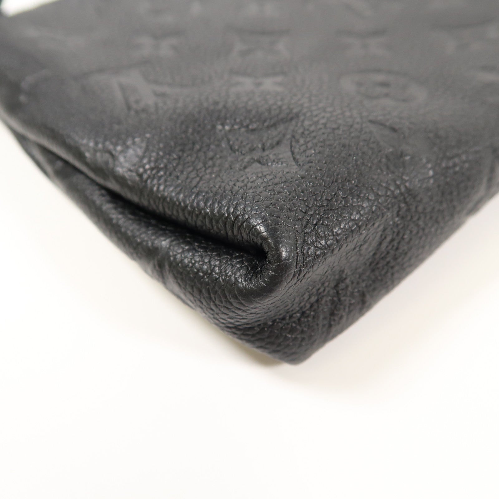 LOUIS VUITTON Monogram Empreinte Pochette Pallas BB銀扣肩背袋