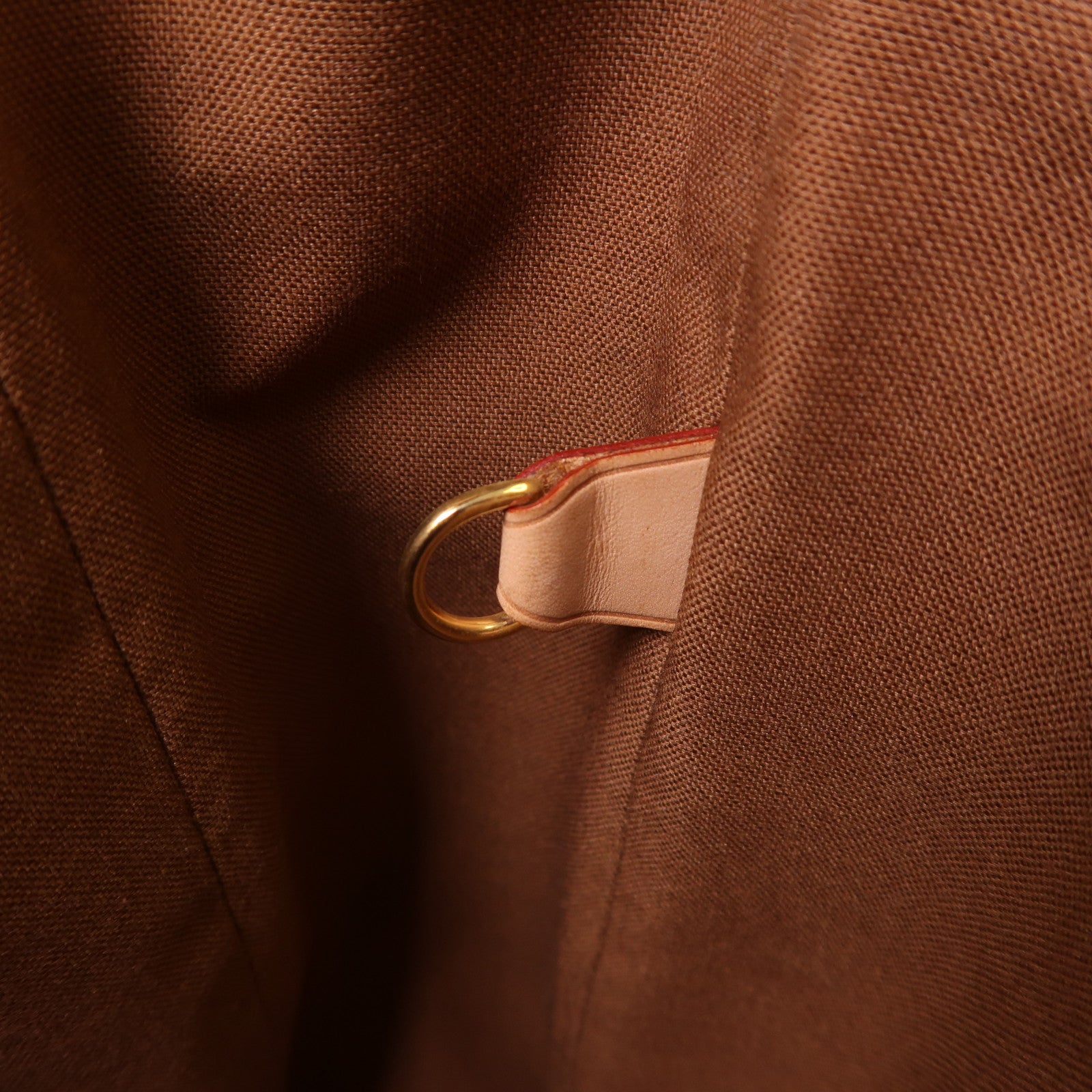 LOUIS VUITTON Monogram Abbesses金扣肩背袋棕色