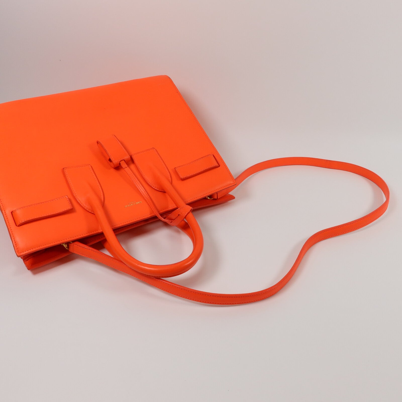 SAINT LAURENT 牛皮皮革Sac de Jour Small手挽肩背兩用袋