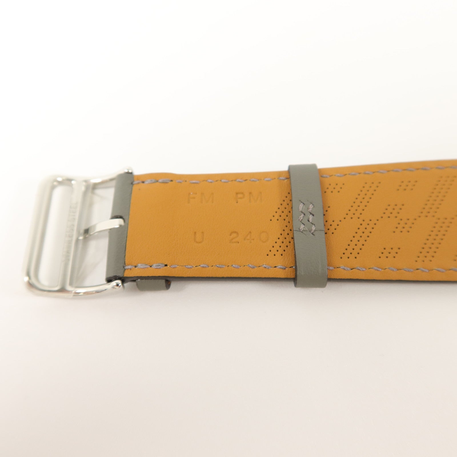 HERMES 【激減優惠】Swift皮革Apple Watch Hermes H Diagonal 42mm錶帶