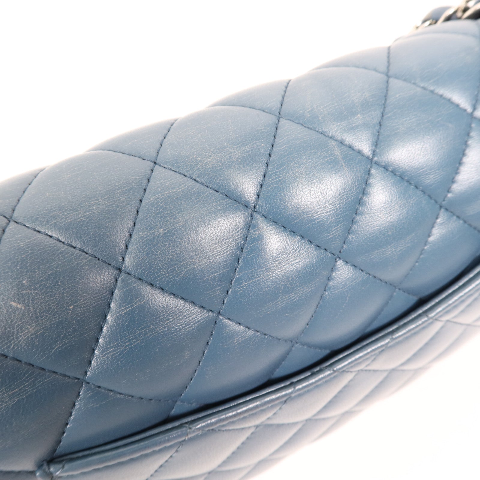 CHANEL 羊皮皮革Classic 25銀扣鏈帶肩背袋