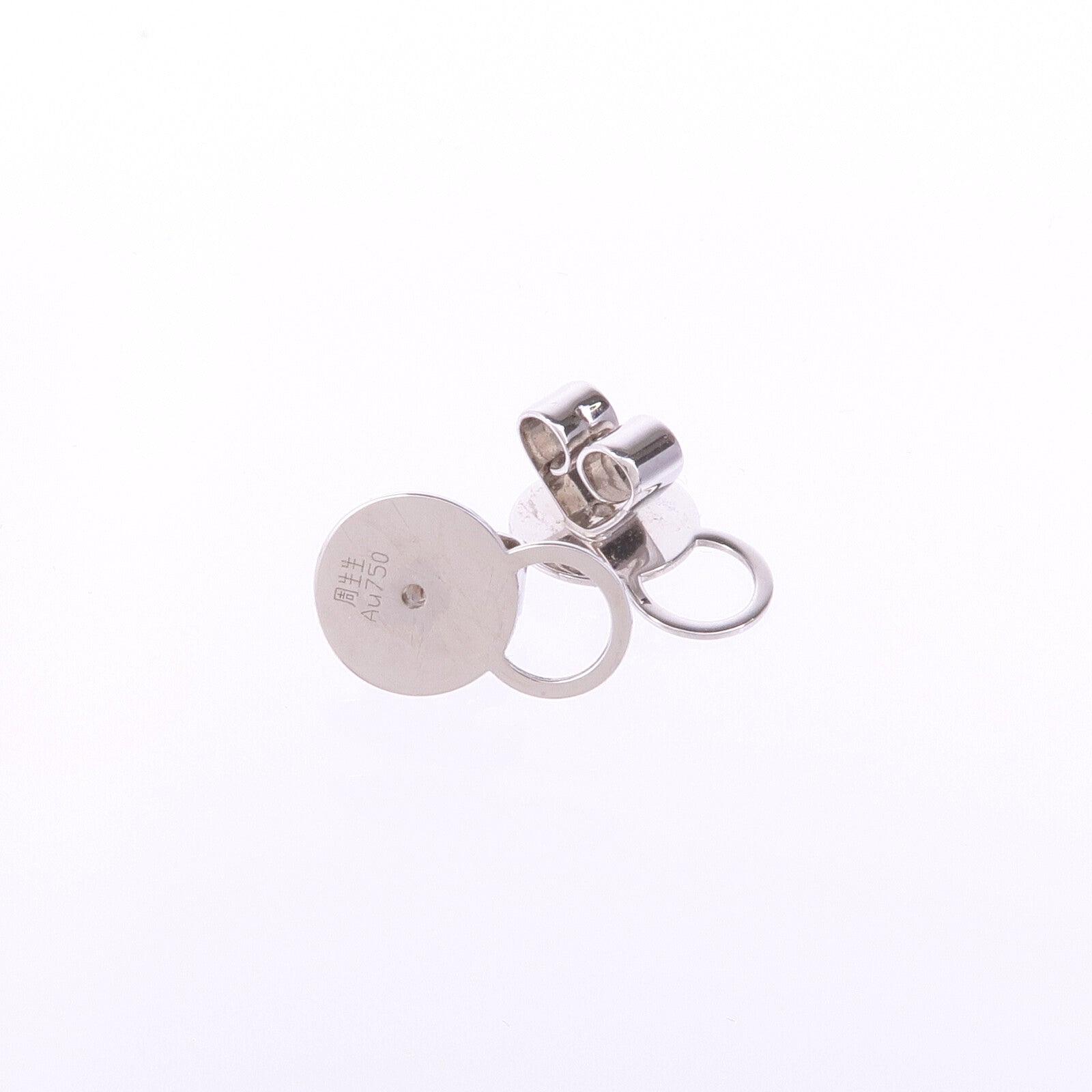 JEWELRY 【激減優惠】18K白金Pearl Diamond Earrings珍珠/鑽石耳環