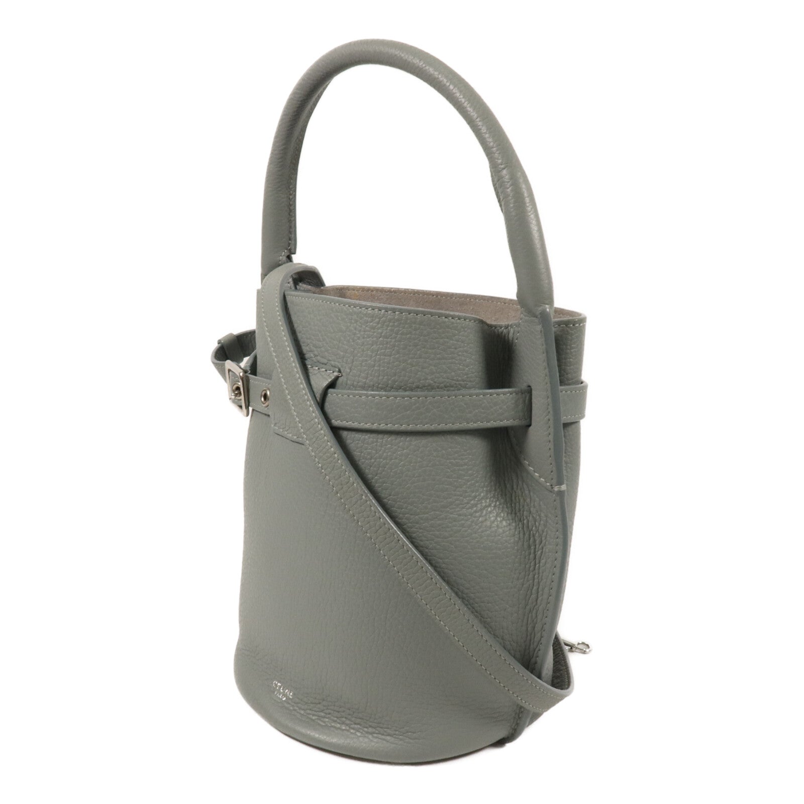 CELINE 牛皮皮革Nano Bucket手挽肩背兩用袋