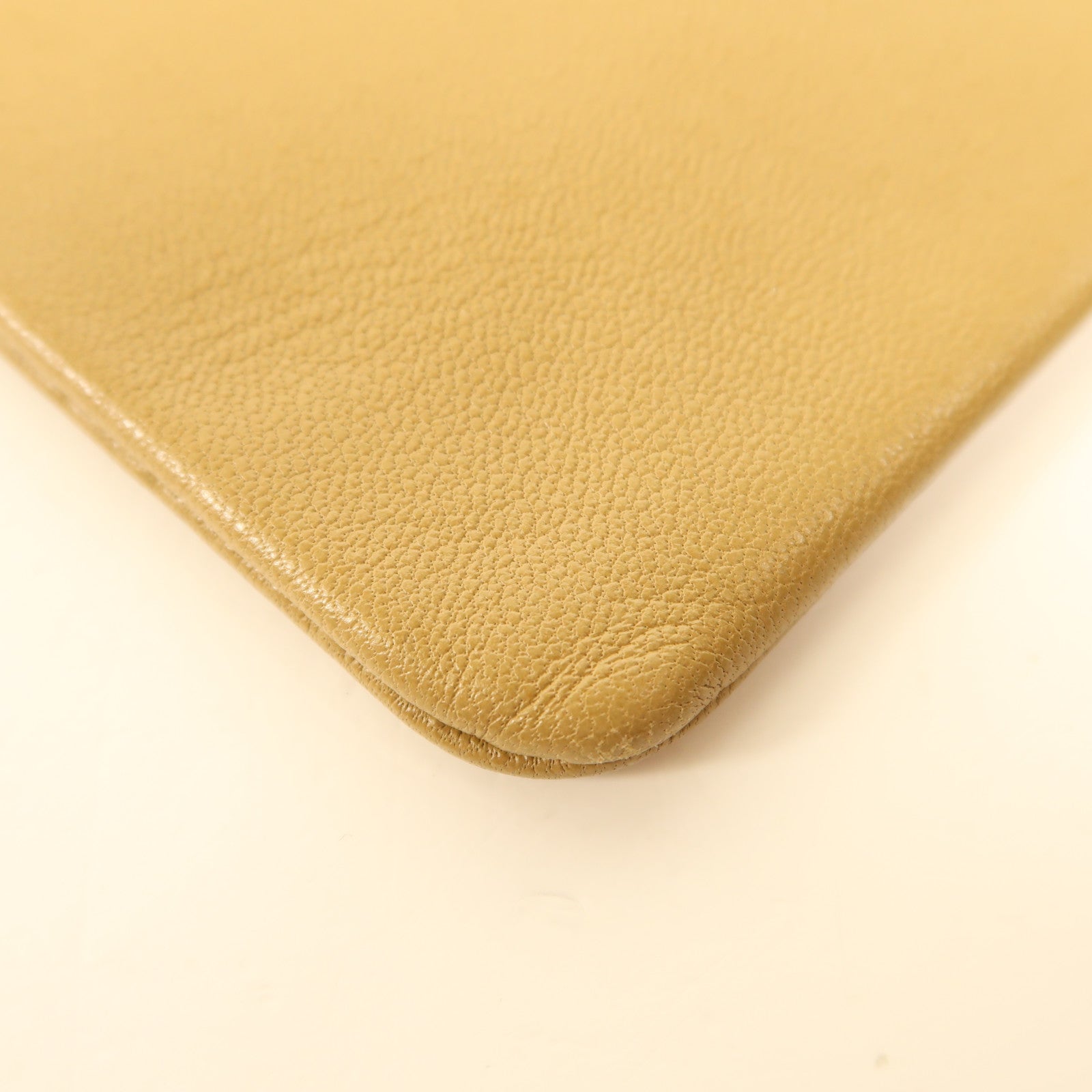 CELINE 牛皮皮革Pouch金扣手拿包