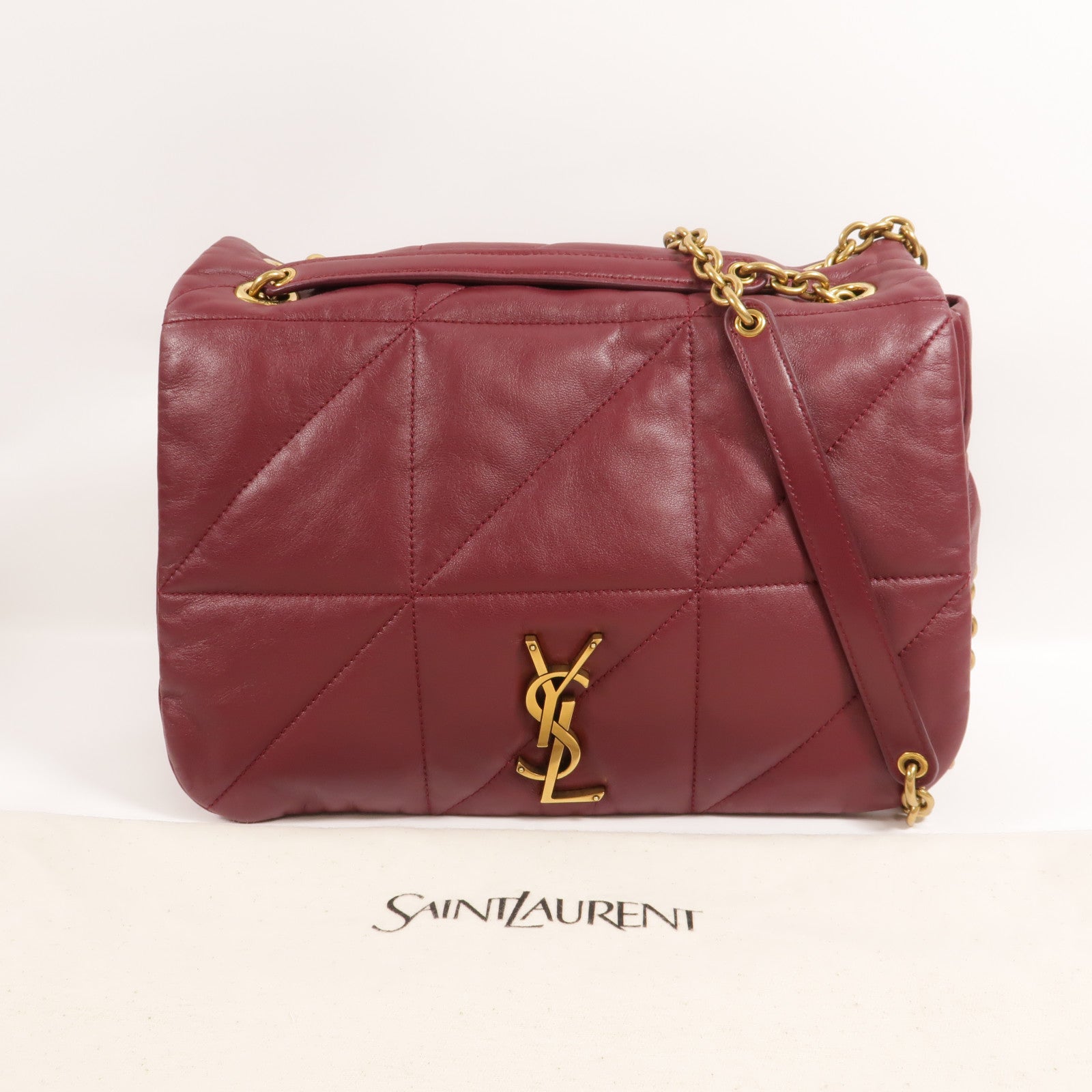SAINT LAURENT 羊皮皮革Jamie 4.3 Medium鏈帶肩背袋