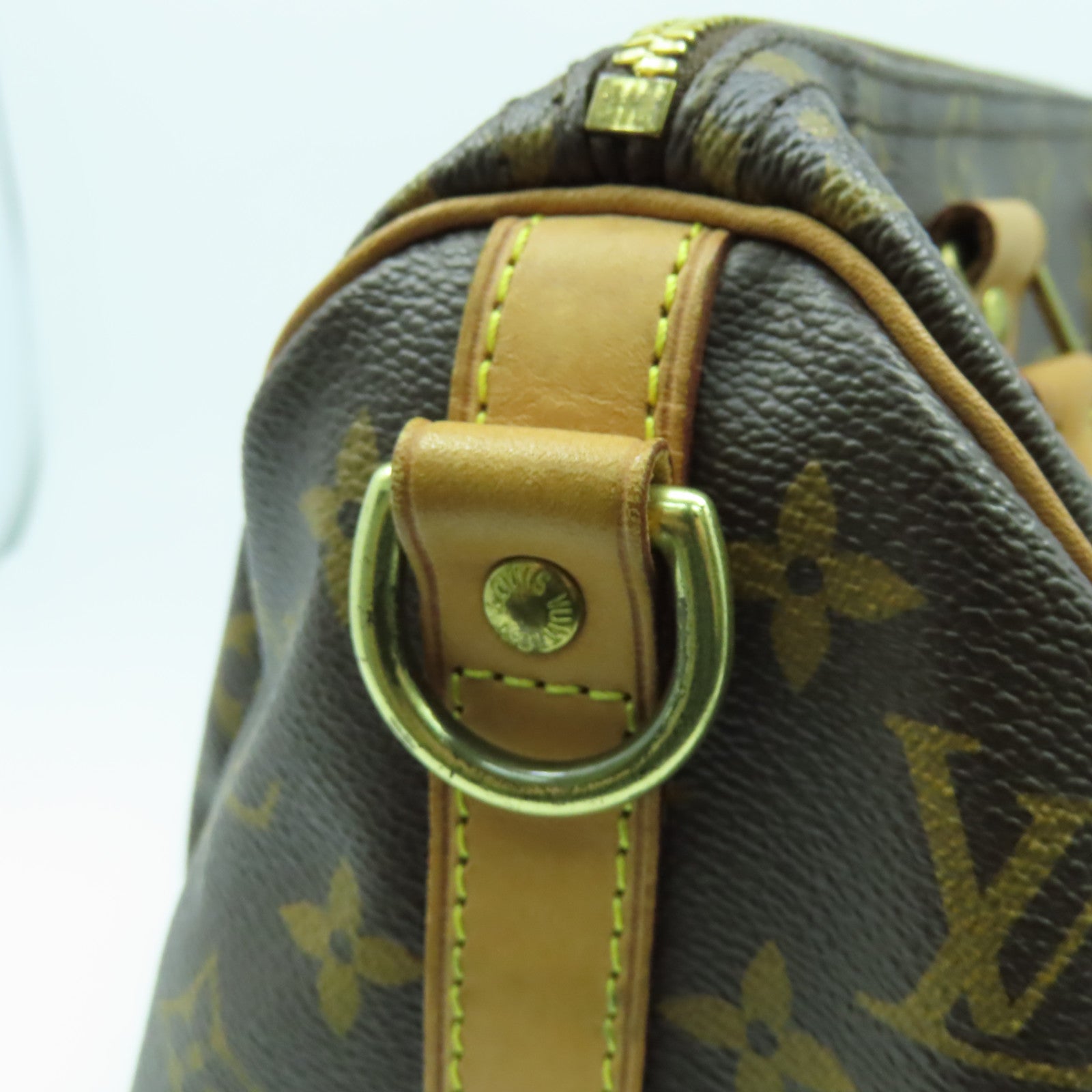 LOUIS VUITTON Monogram Speedy Bandouliere 25金扣手挽肩背兩用袋啡色