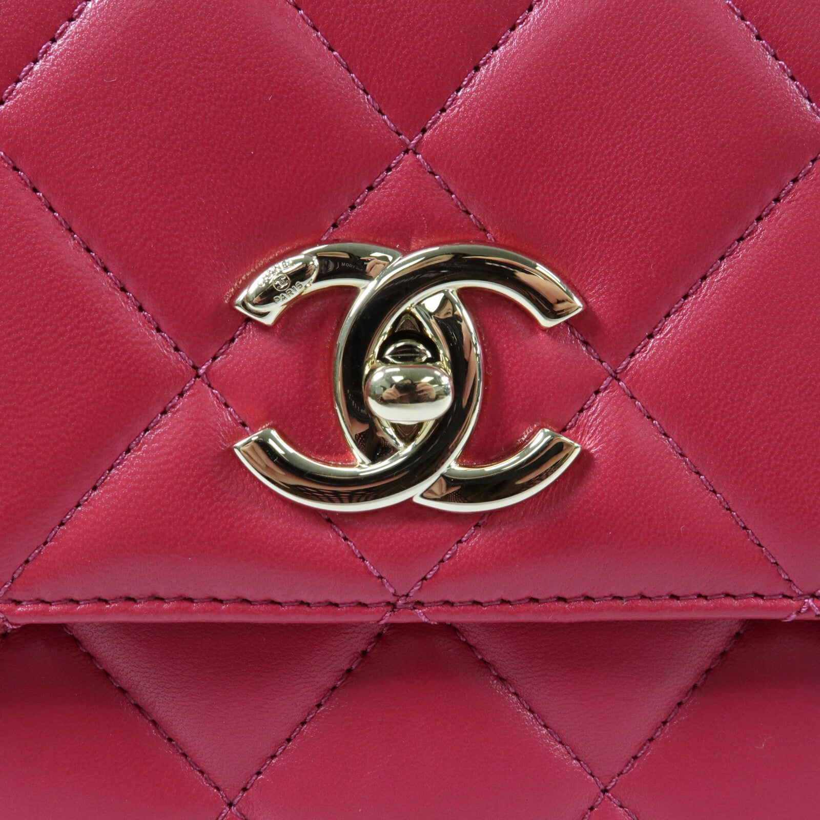 CHANEL 羊皮皮革Trendy CC金扣鏈帶肩背袋
