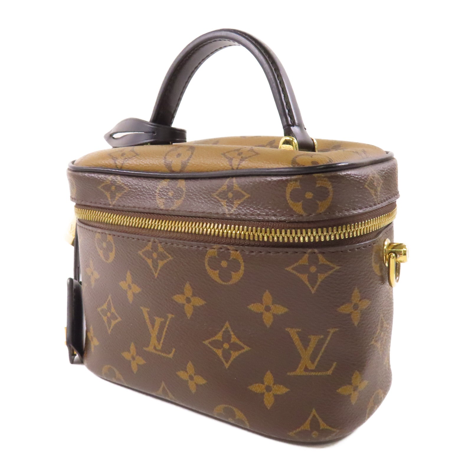 LOUIS VUITTON LV GHW Vanity PM Bag 2 Way Shoulder Bag M45165 Monogram Reverse