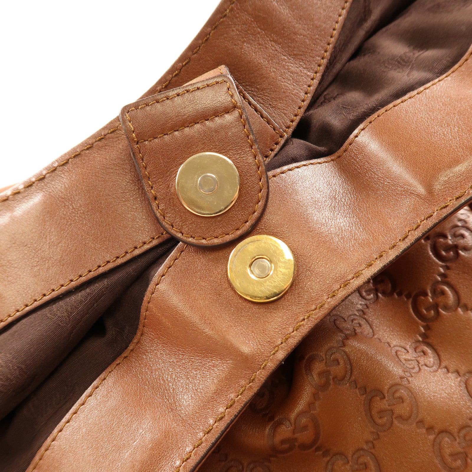 GUCCI 牛皮皮革Shoulder Bag金扣肩背袋