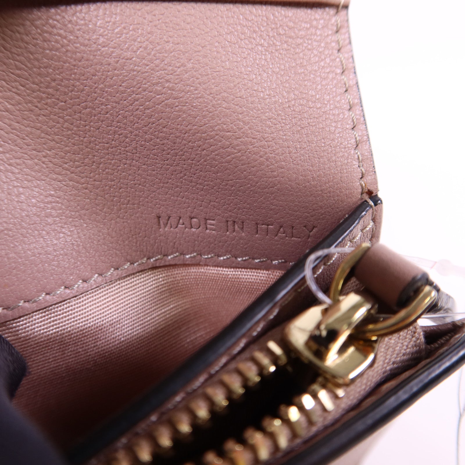 Valentino 牛皮皮革Bifold Wallet金扣錢包