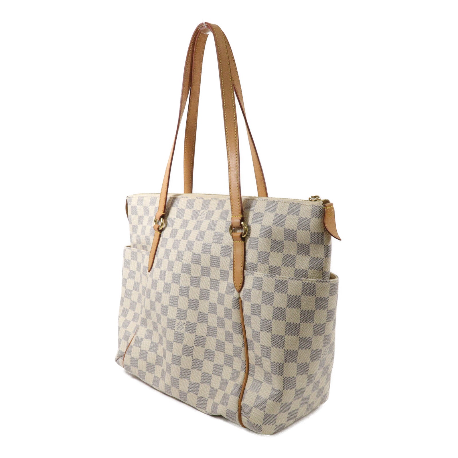 LOUIS VUITTON Damier Azur Totally MM肩背袋