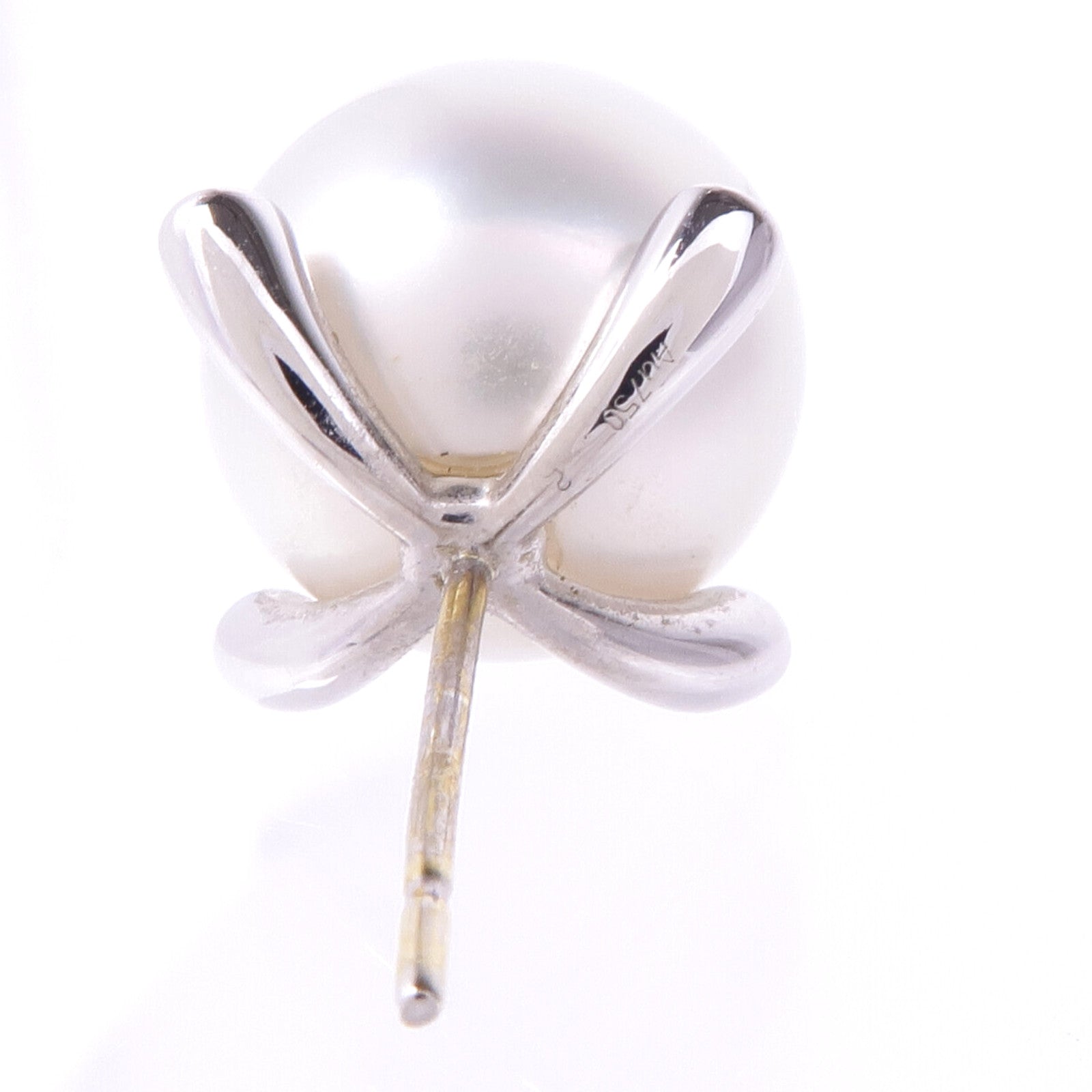 JEWELRY 【激減優惠】18K白金Pearl Diamond Earrings珍珠/鑽石耳環