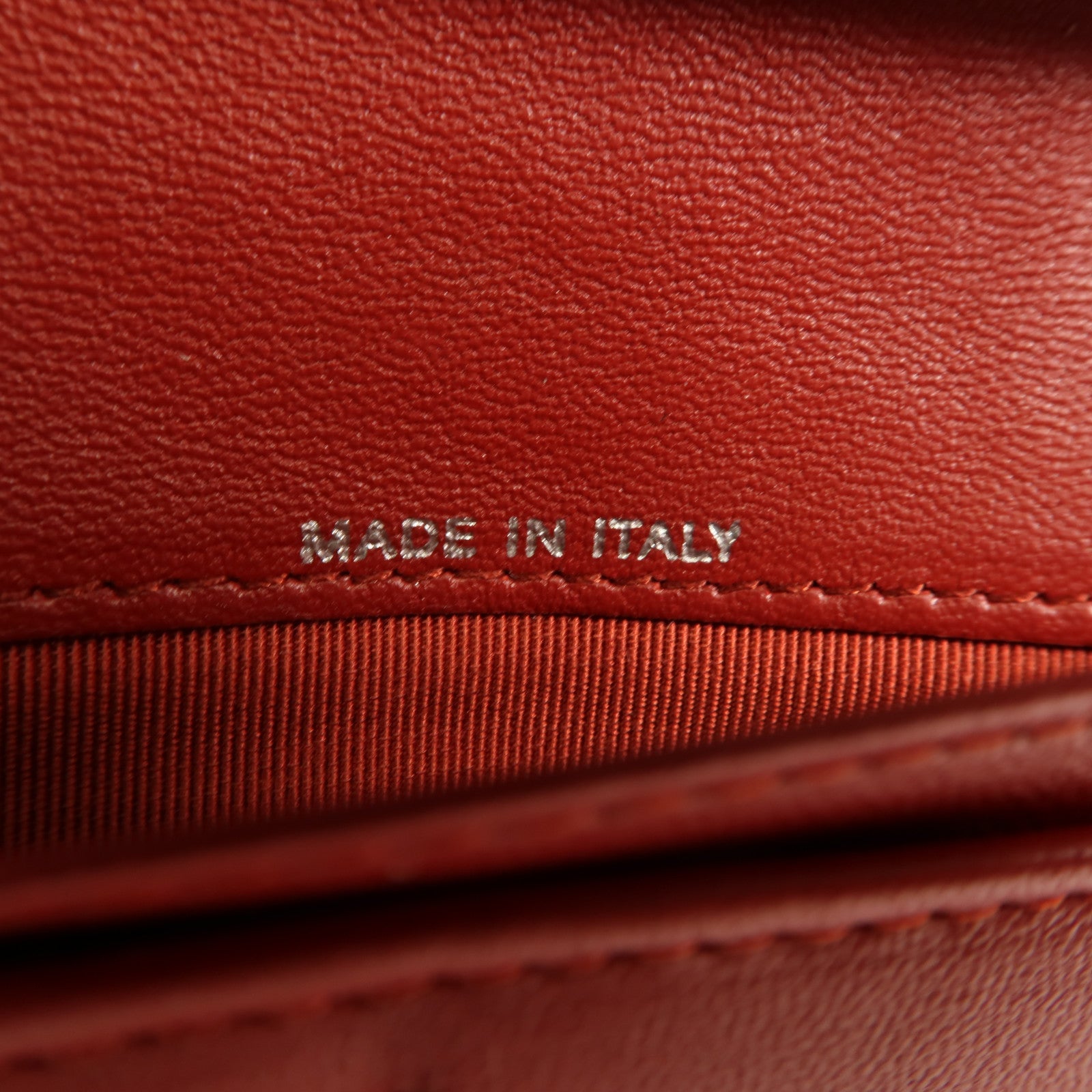 CHANEL 羊皮皮革Wallet銀扣錢包