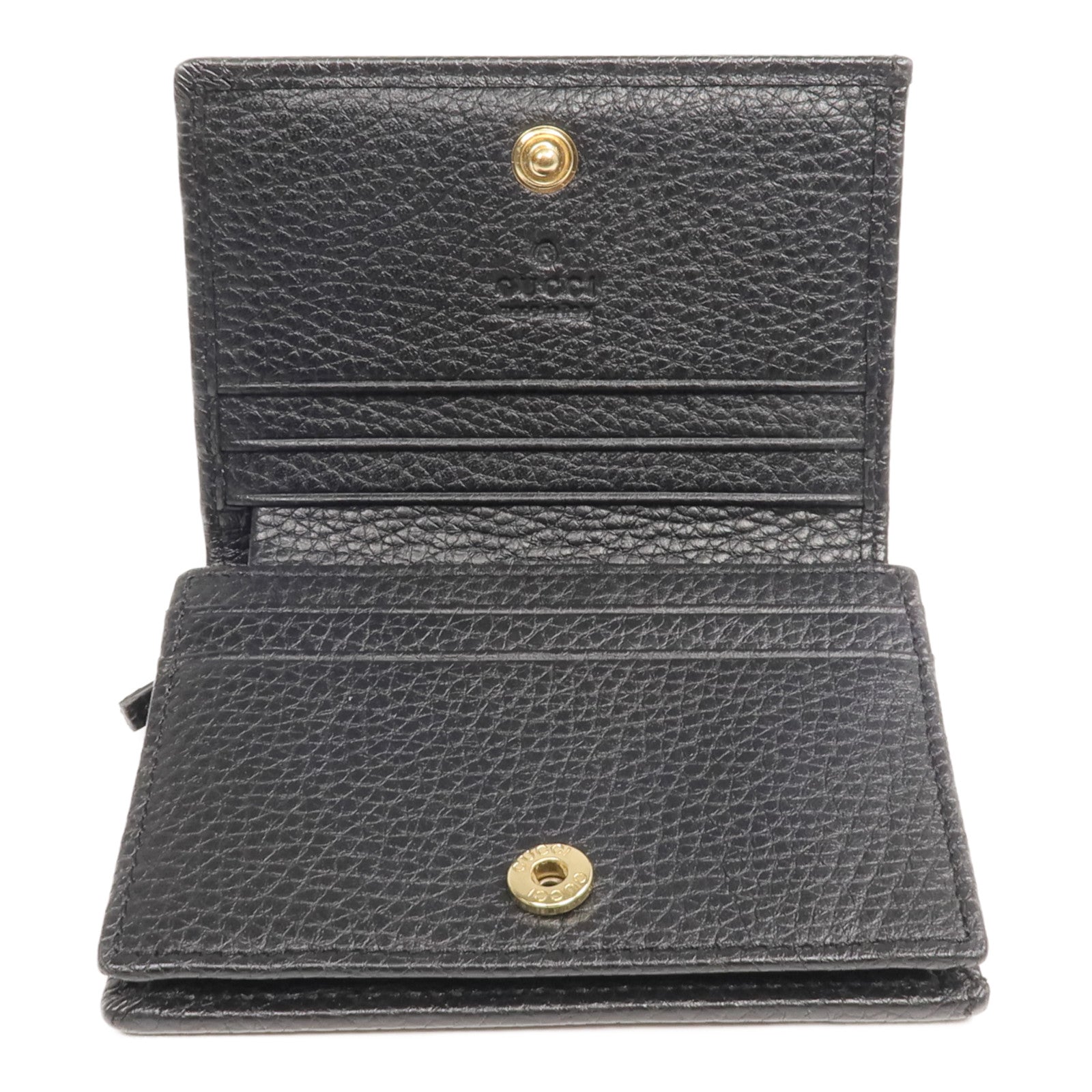 GUCCI 牛皮皮革Wallet金扣錢包