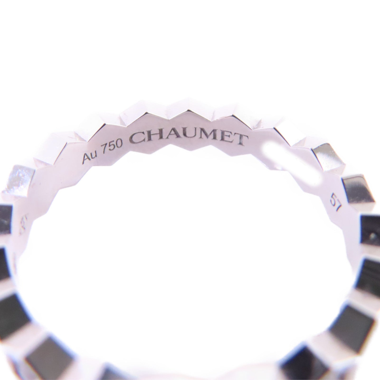 Chaumet 18K白金/鑽石Bee De Chaumet Diamond Ring戒指Chaumet#57/US#8
