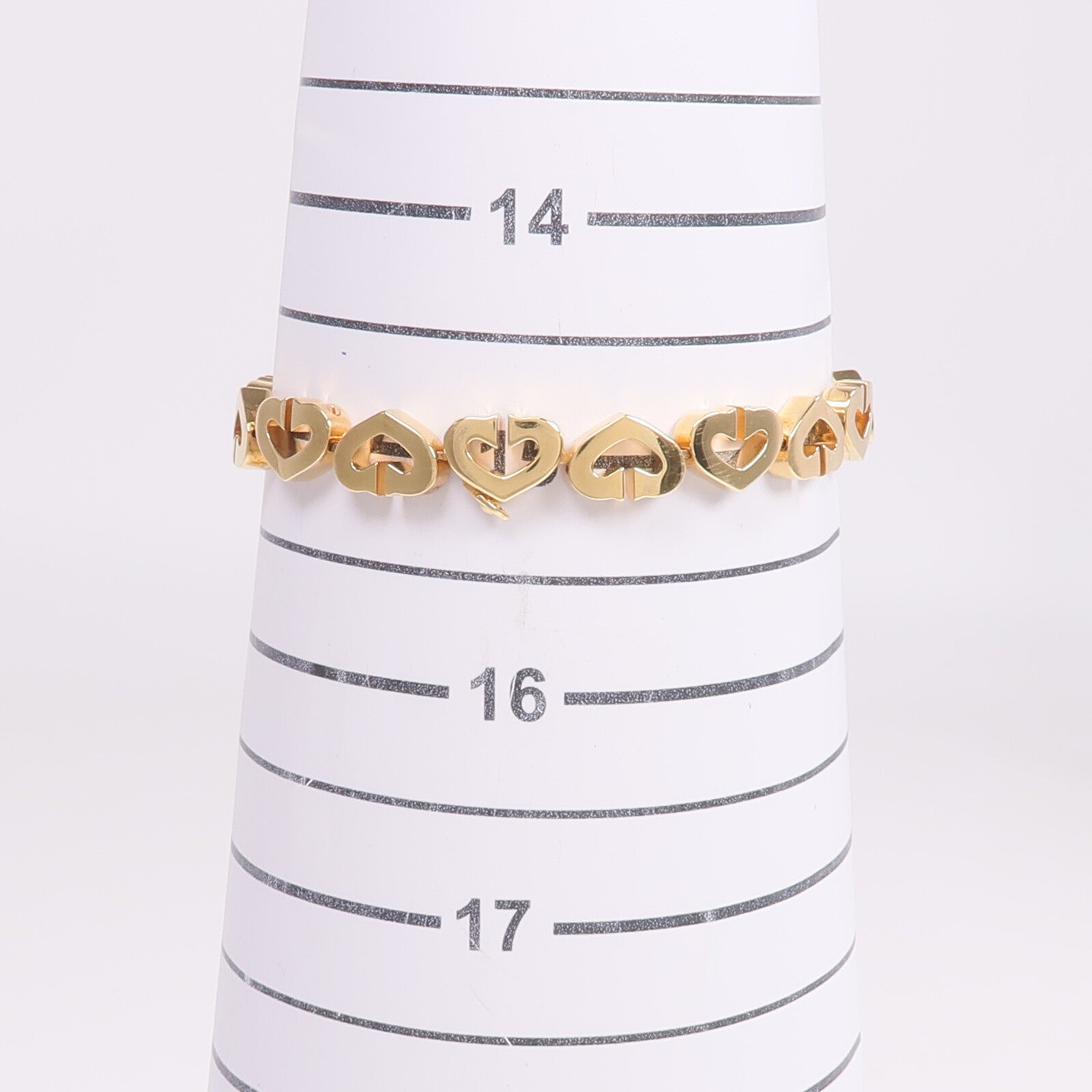 CARTIER 18K黃金Heart Bracelet手鏈
