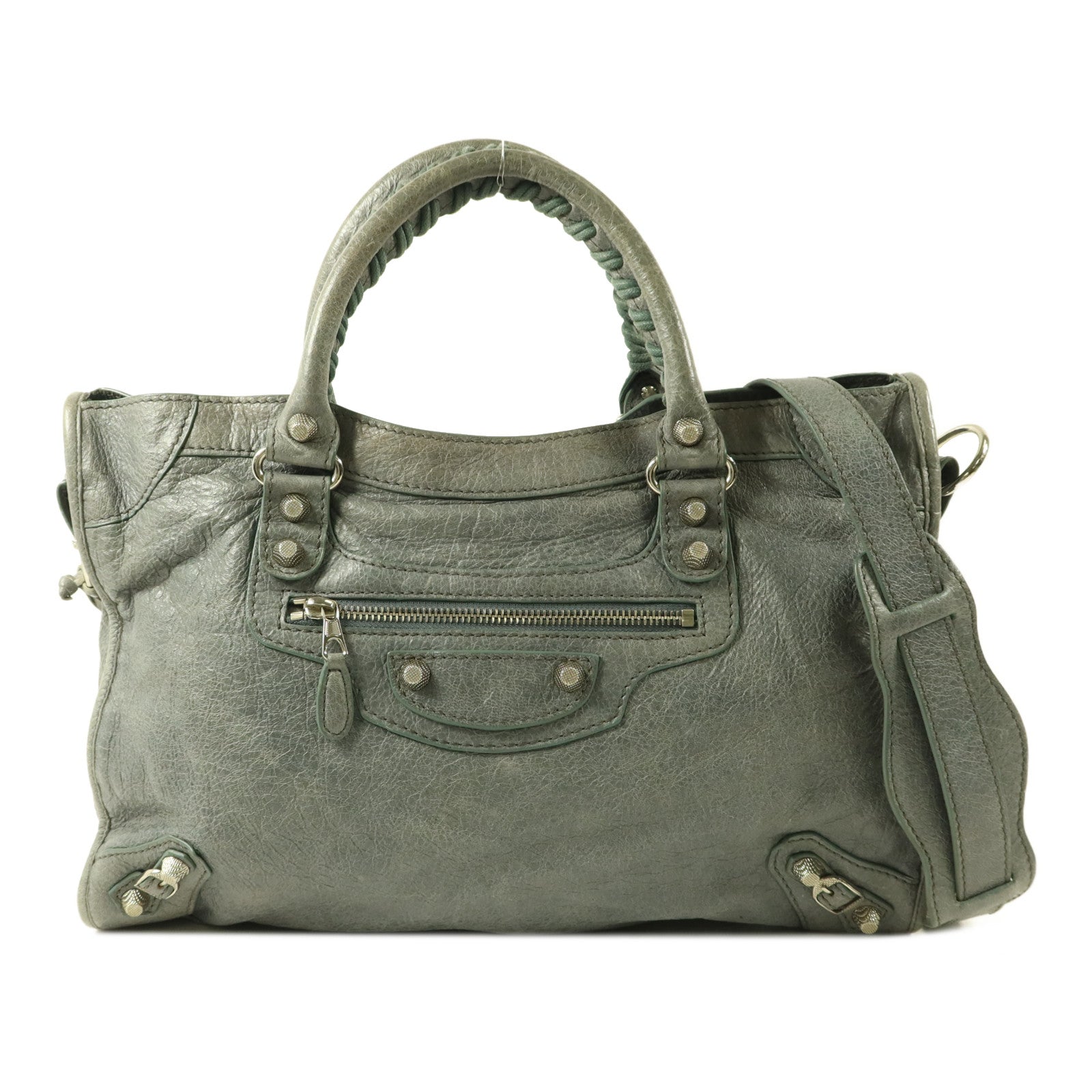 BALENCIAGA 牛皮皮革Giant City手挽肩背兩用袋