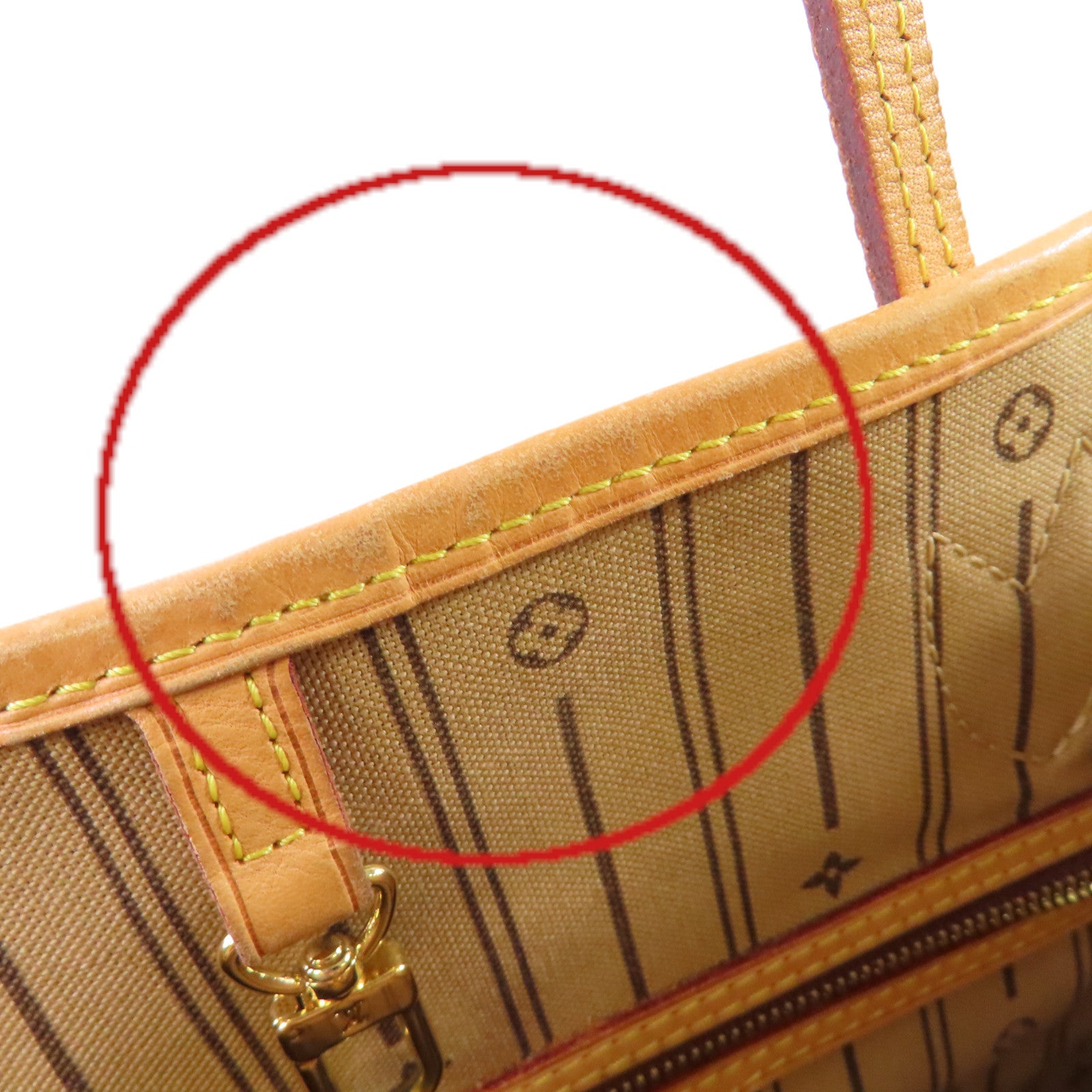 LOUIS VUITTON 【激減優惠】Monogram Neverfull GM Tote Bag金扣肩背袋啡色
