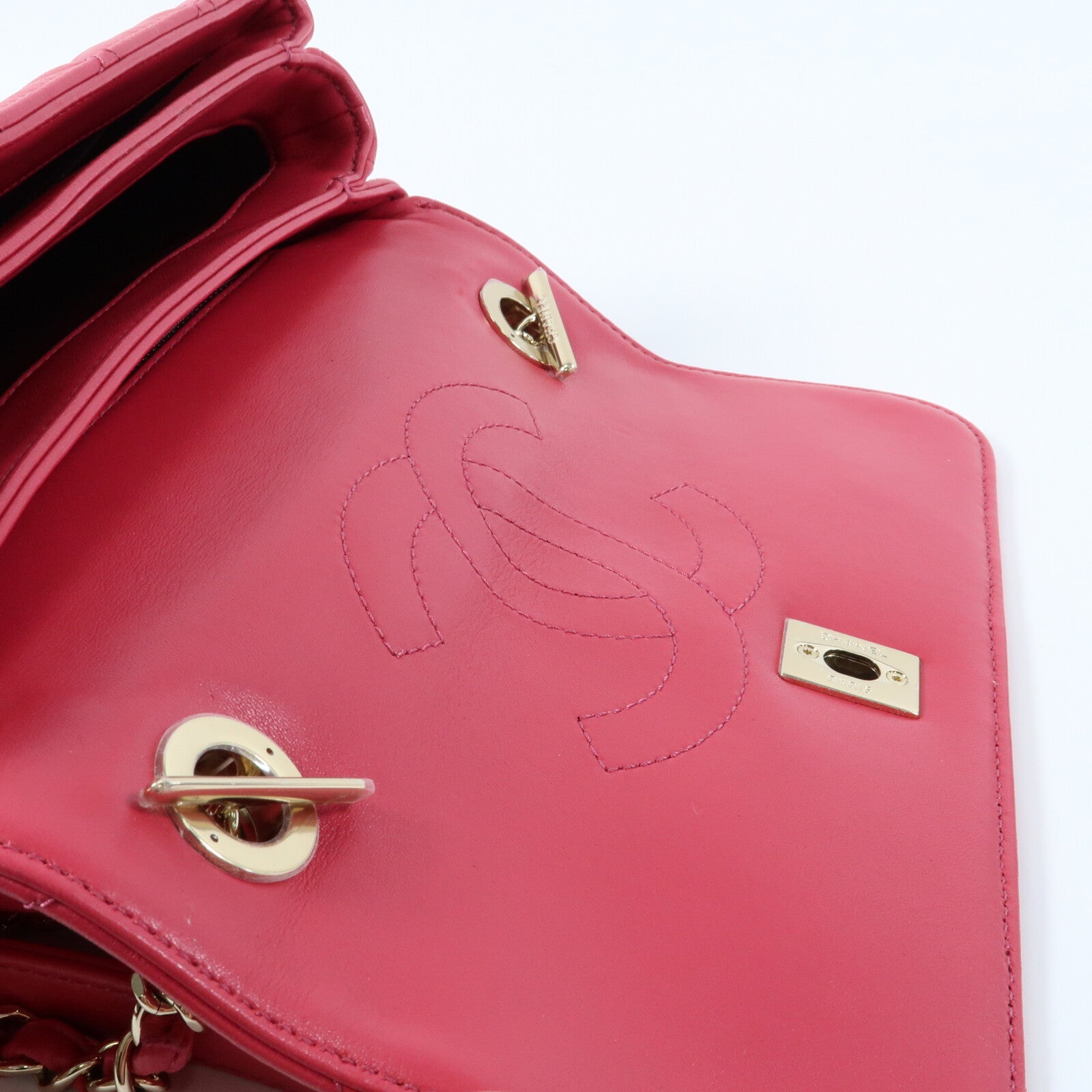 CHANEL 羊皮皮革Trendy CC金扣鏈帶肩背袋