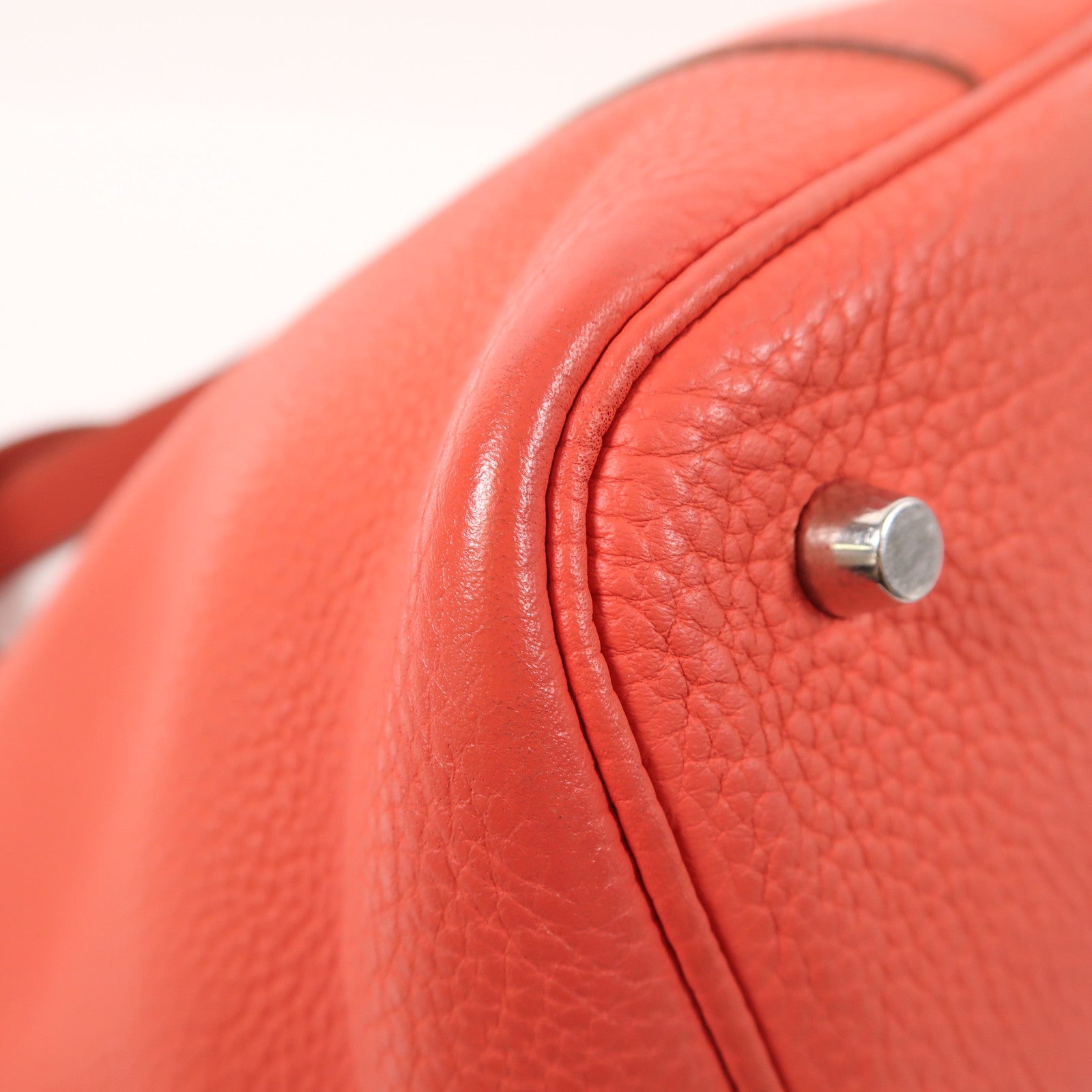 HERMES Clemence皮革Picotin MM銀扣手挽袋