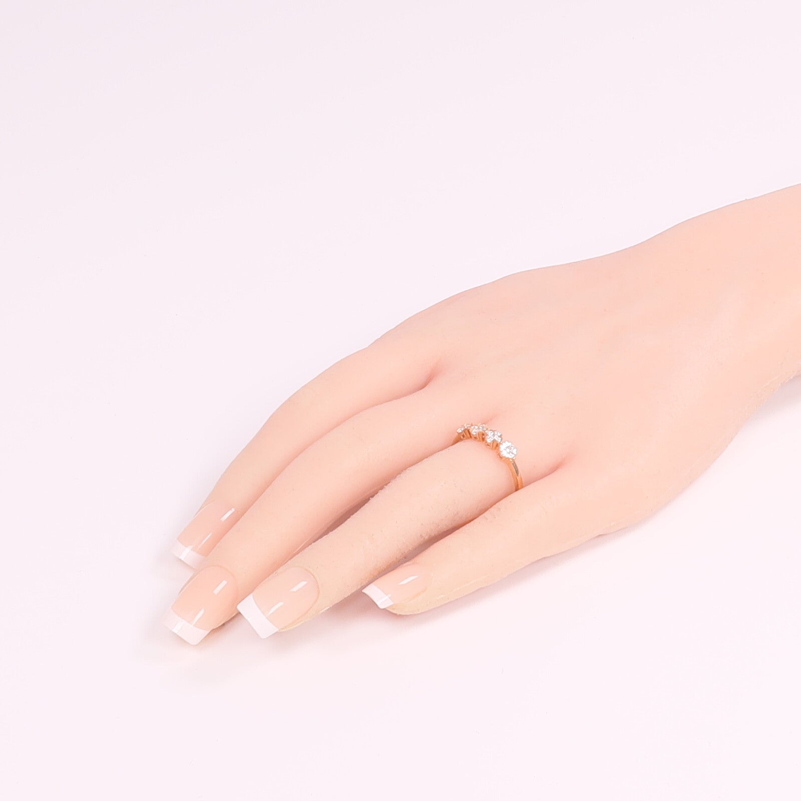 JEWELRY 18K玫瑰金Diamond Ring鑽石戒指US#8.5