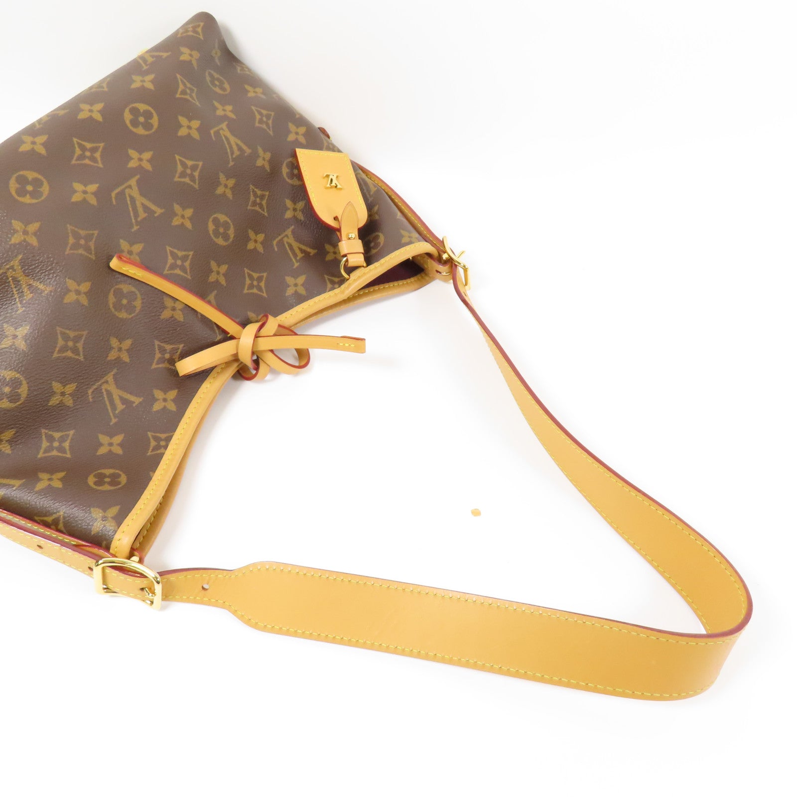 LOUIS VUITTON Monogram CarryAll PM金扣肩背袋