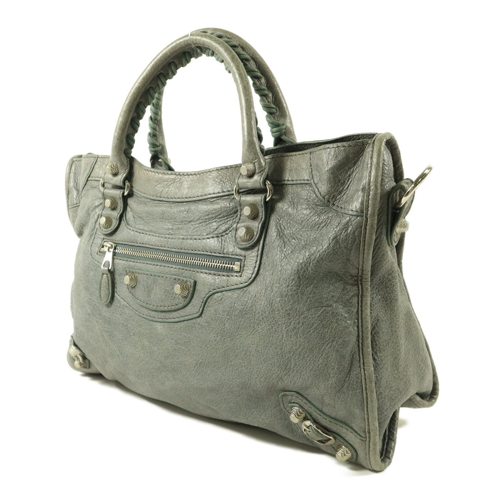 BALENCIAGA 牛皮皮革Giant City手挽肩背兩用袋