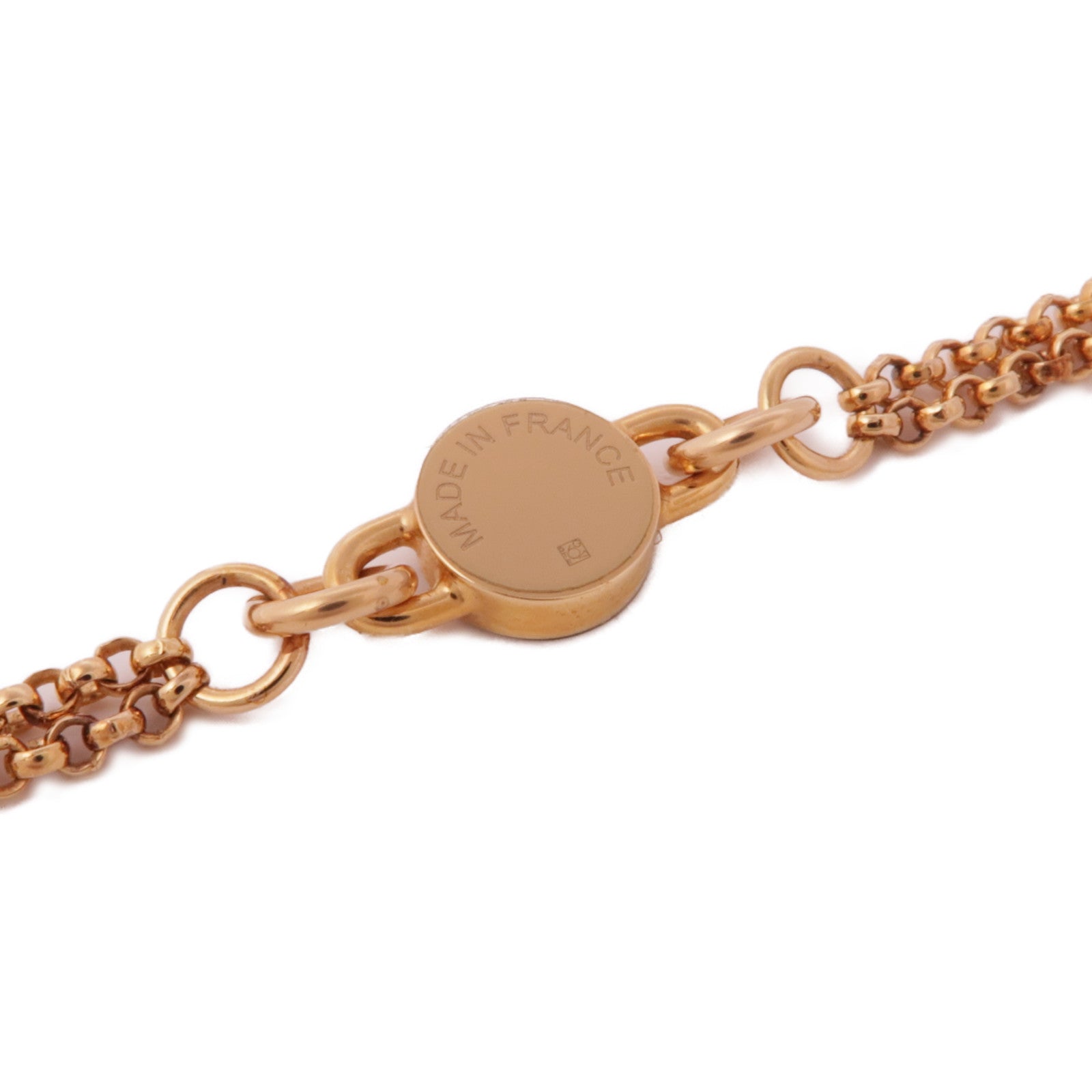 HERMES 金屬/Swift皮革Pendentif Charniere PM項鍊N