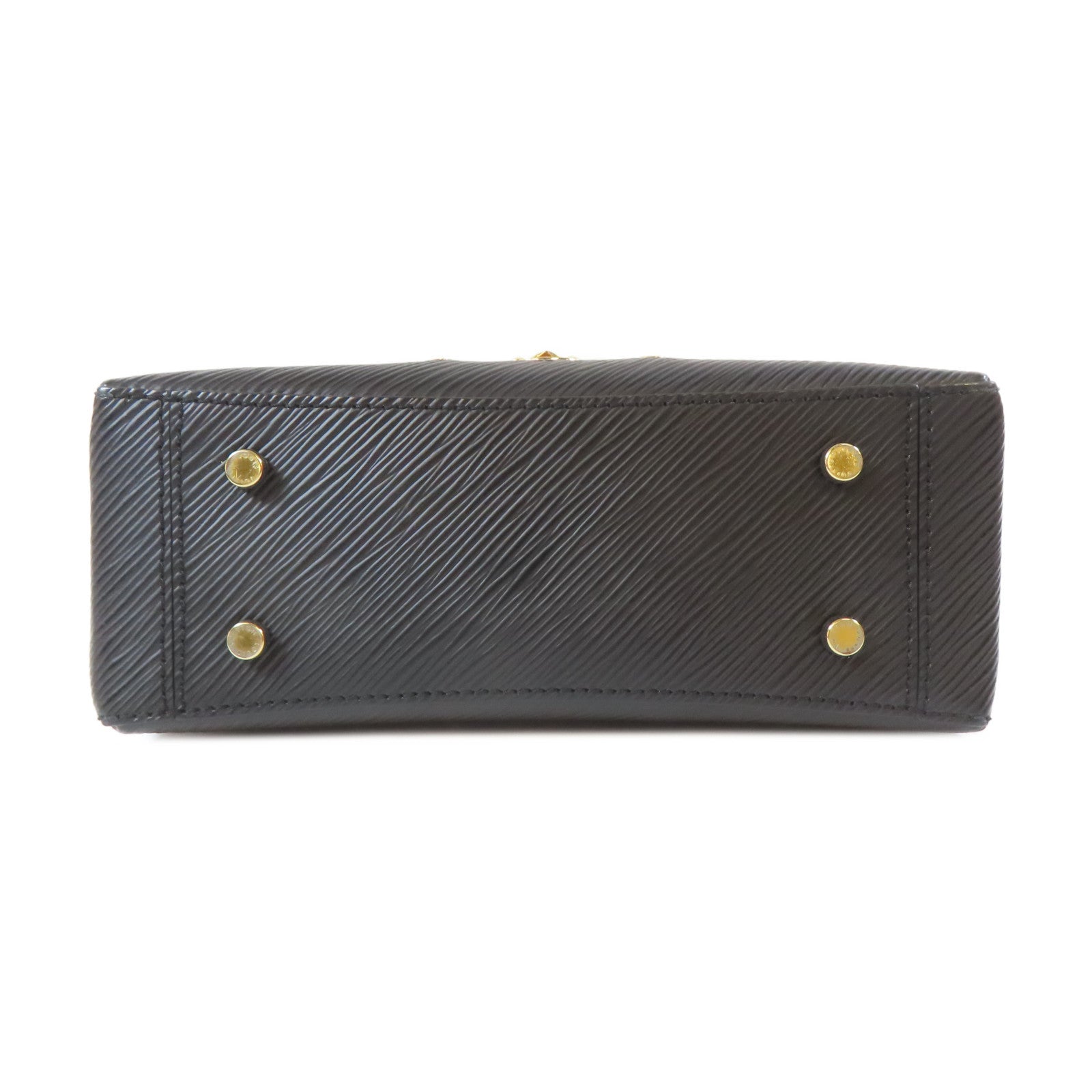 LOUIS VUITTON Epi 2 Way Shoulder Bag金扣手挽肩背兩用袋黑色