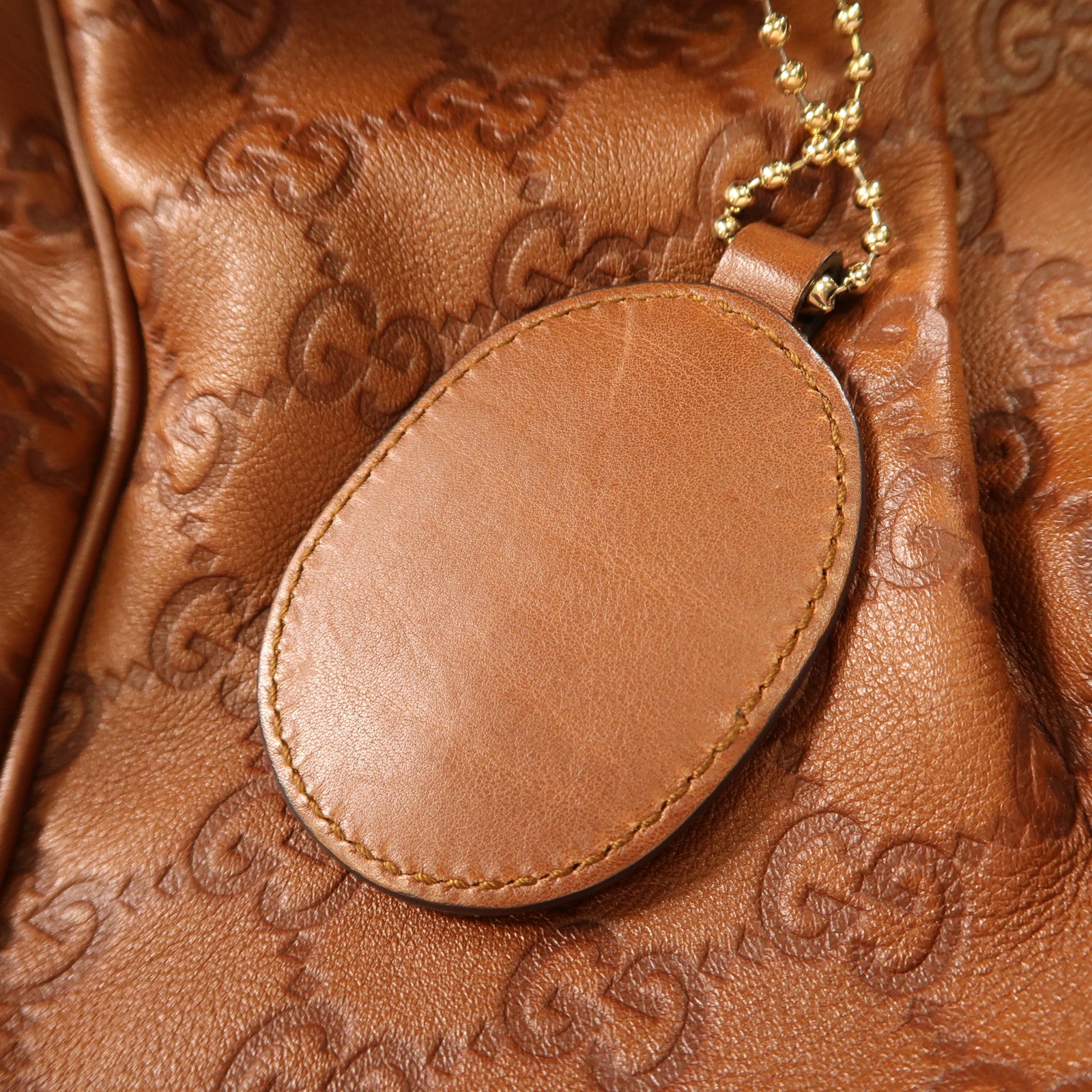 GUCCI 牛皮皮革Shoulder Bag金扣肩背袋