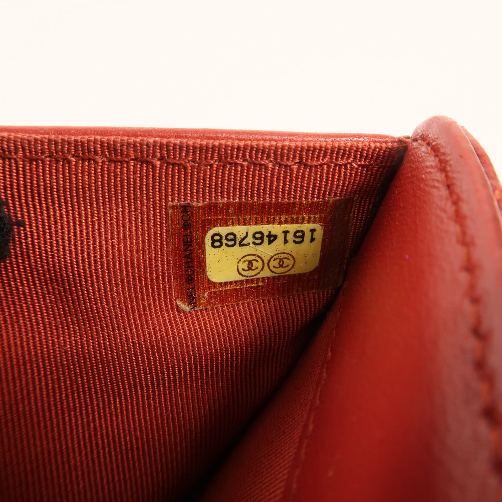 CHANEL 【激減優惠】羊皮皮革Wallet銀扣錢包