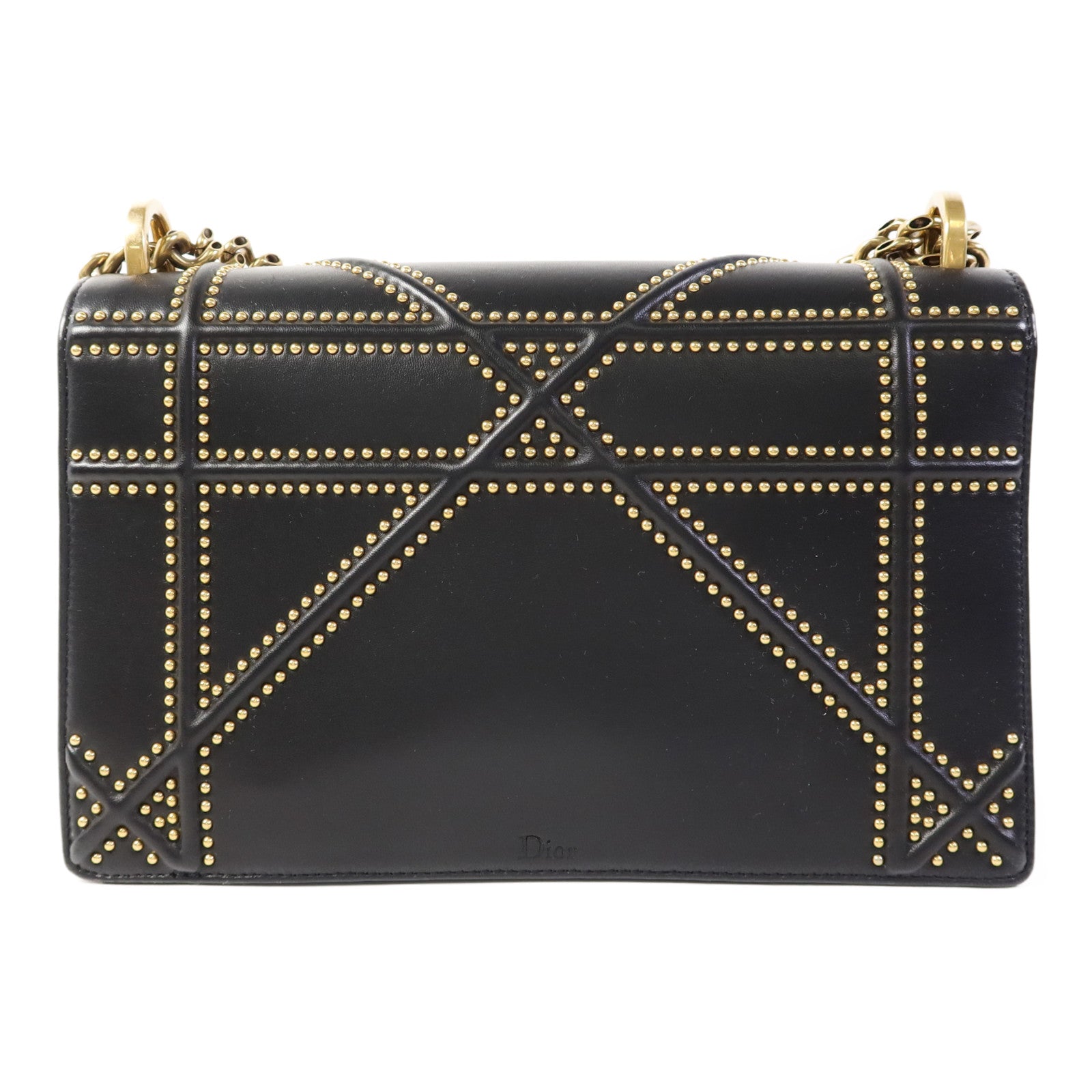 Dior 牛皮皮革Diorama Bag金扣鏈帶肩背袋