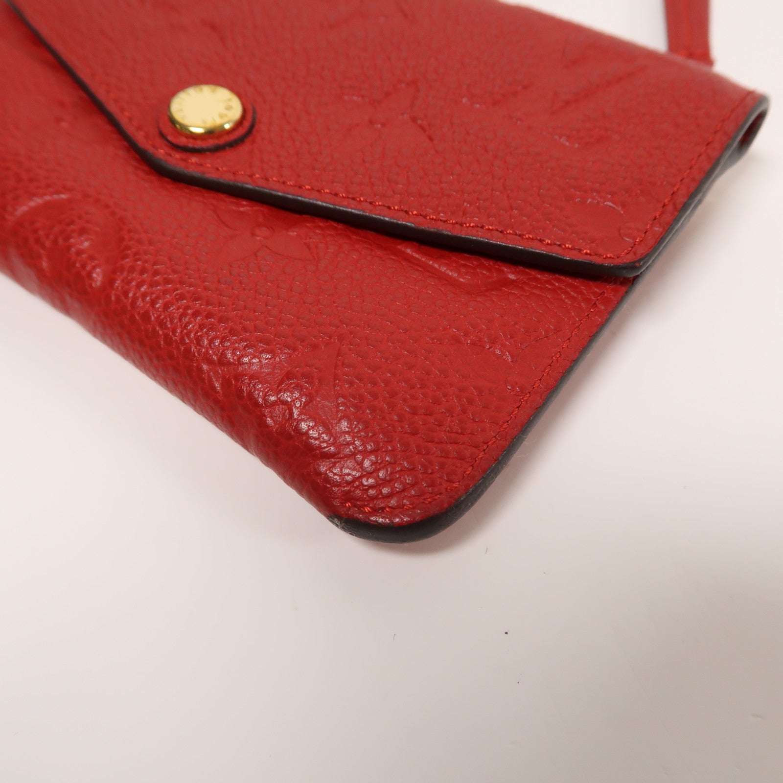 LOUIS VUITTON Monogram Empreinte Card Case金扣卡片套