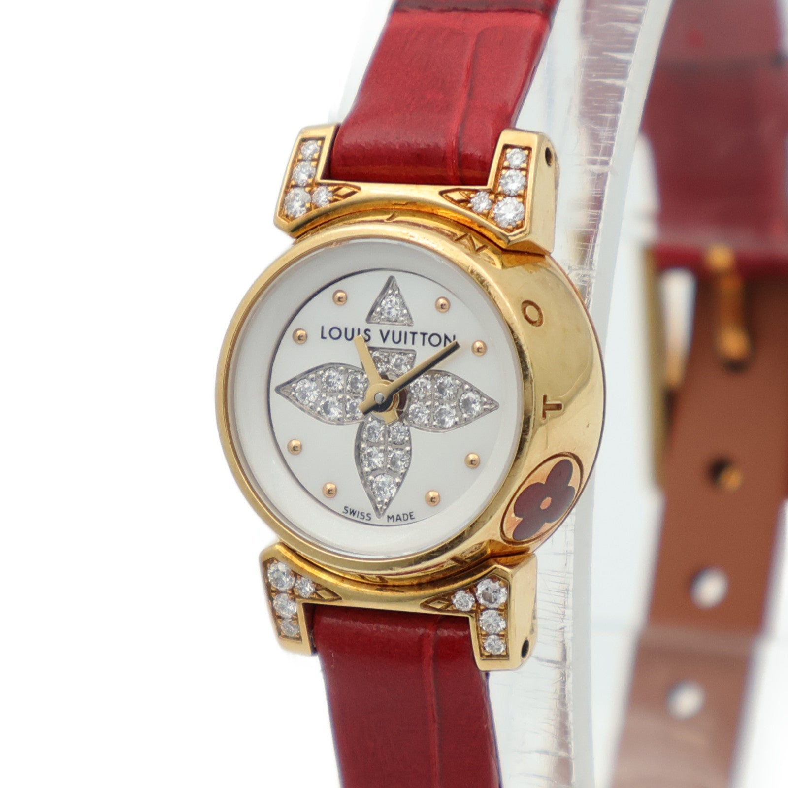 LOUIS VUITTON Tambour Bijou Watch Q151L