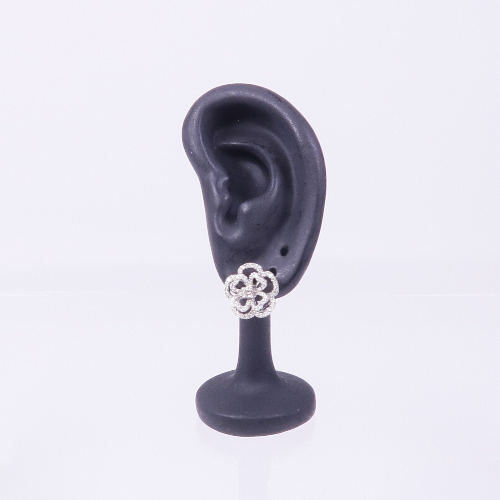 JEWELRY 18K白金Diamond Earrings鑽石耳環
