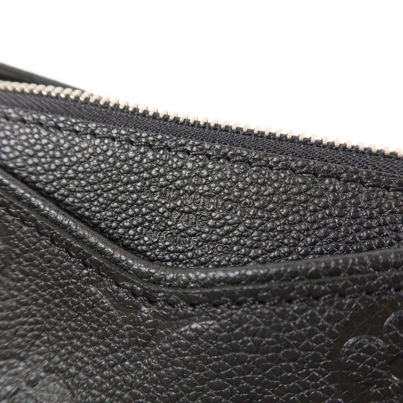 LOUIS VUITTON Monogram Empreinte Pochette Pallas BB銀扣肩背袋