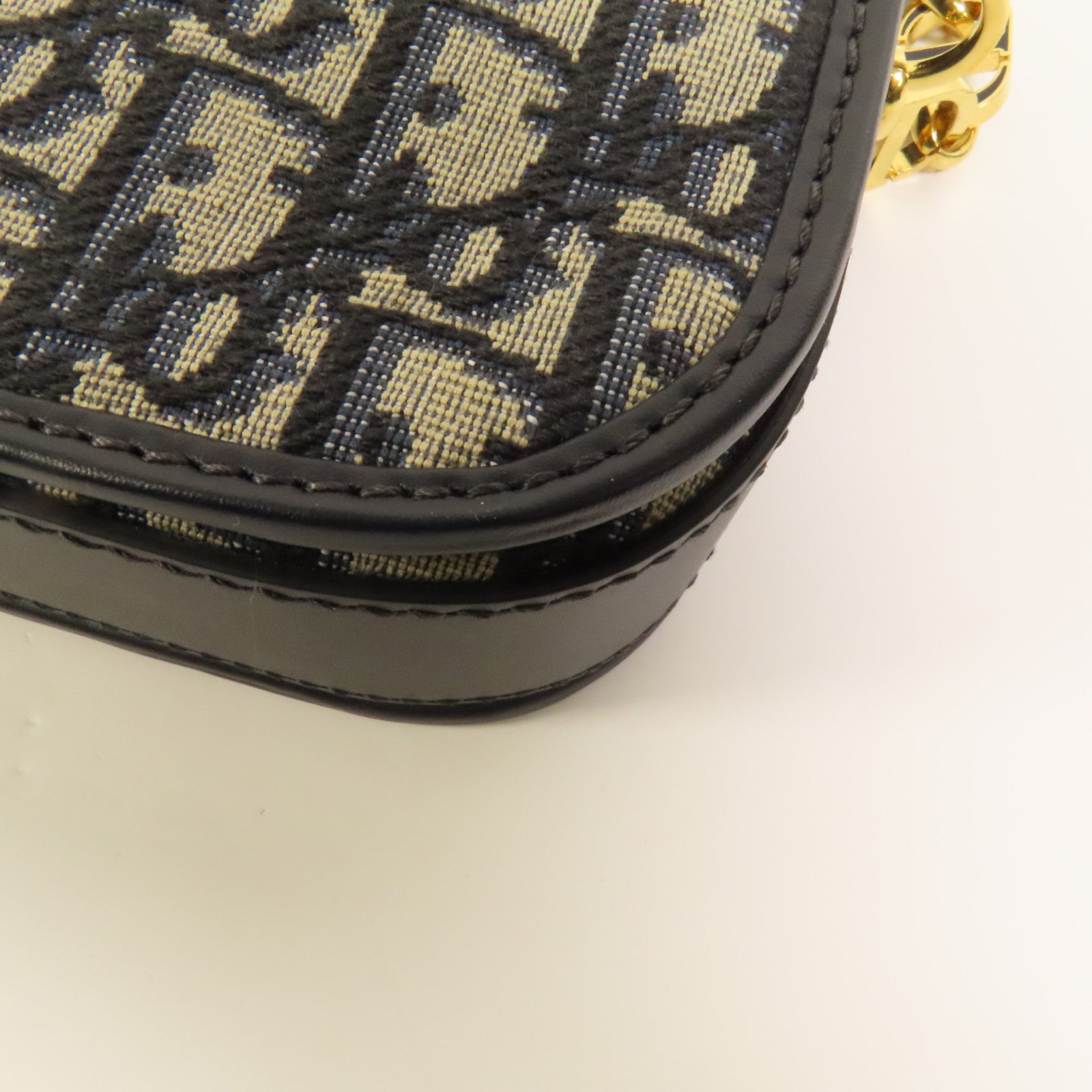 Dior 帆布Small 30 Montaigue Avenut Bag金扣肩背袋