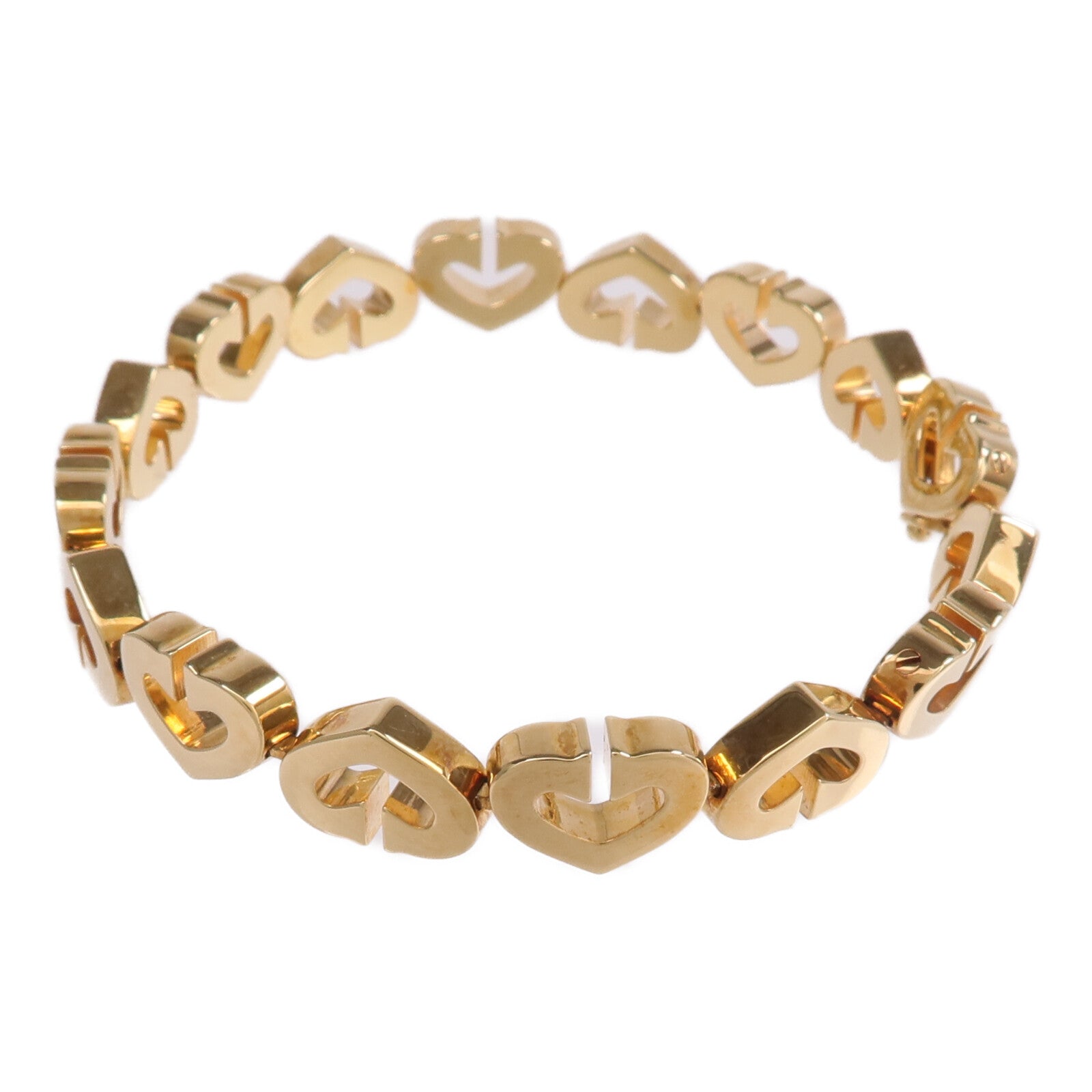 CARTIER 18K黃金Heart Bracelet手鏈