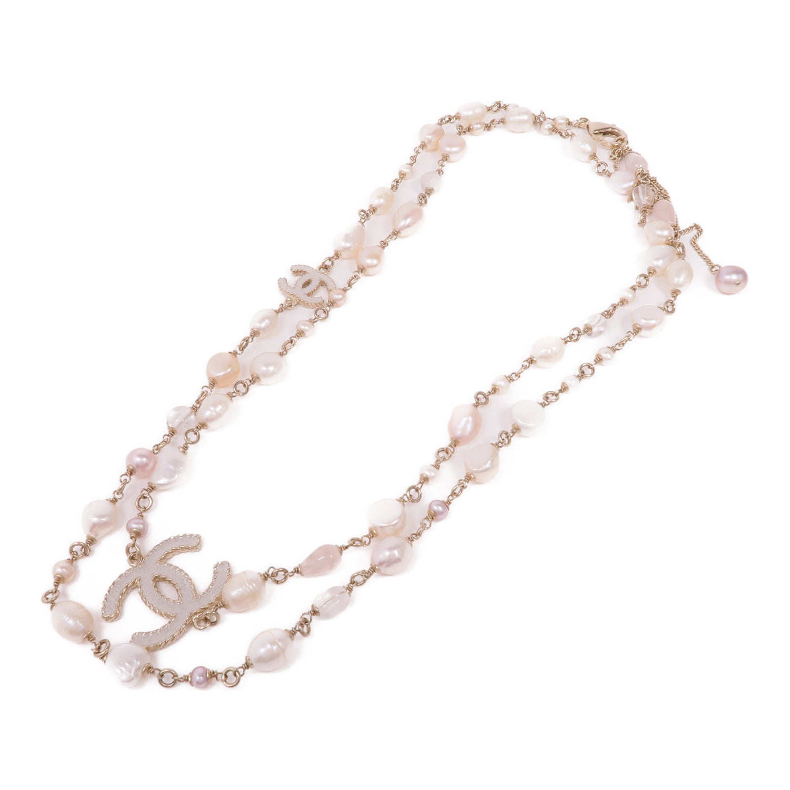 CHANEL PVC/金屬Necklace項鍊