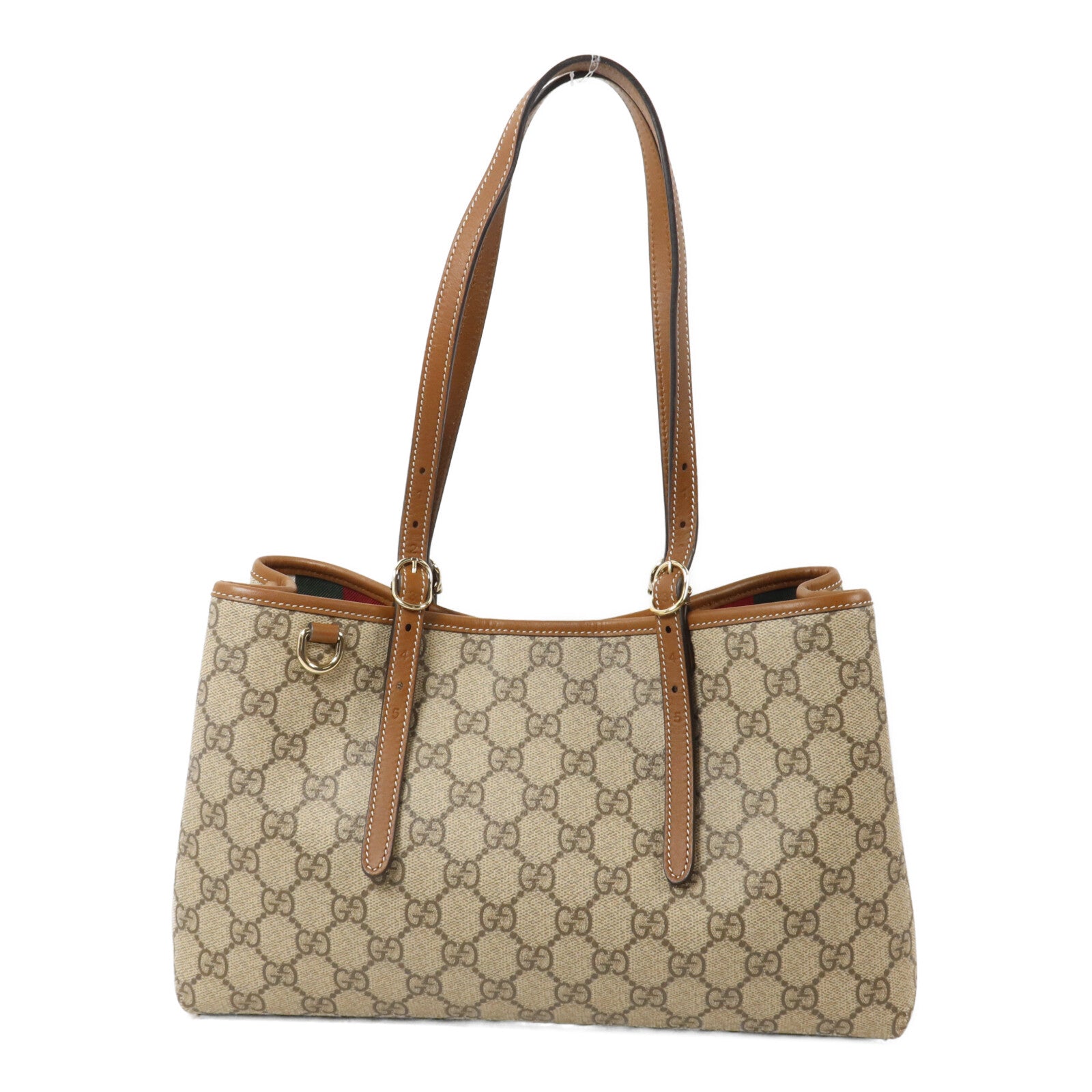 GUCCI 塗層帆布GG Emblem Medium Tote bag手挽肩背兩用袋