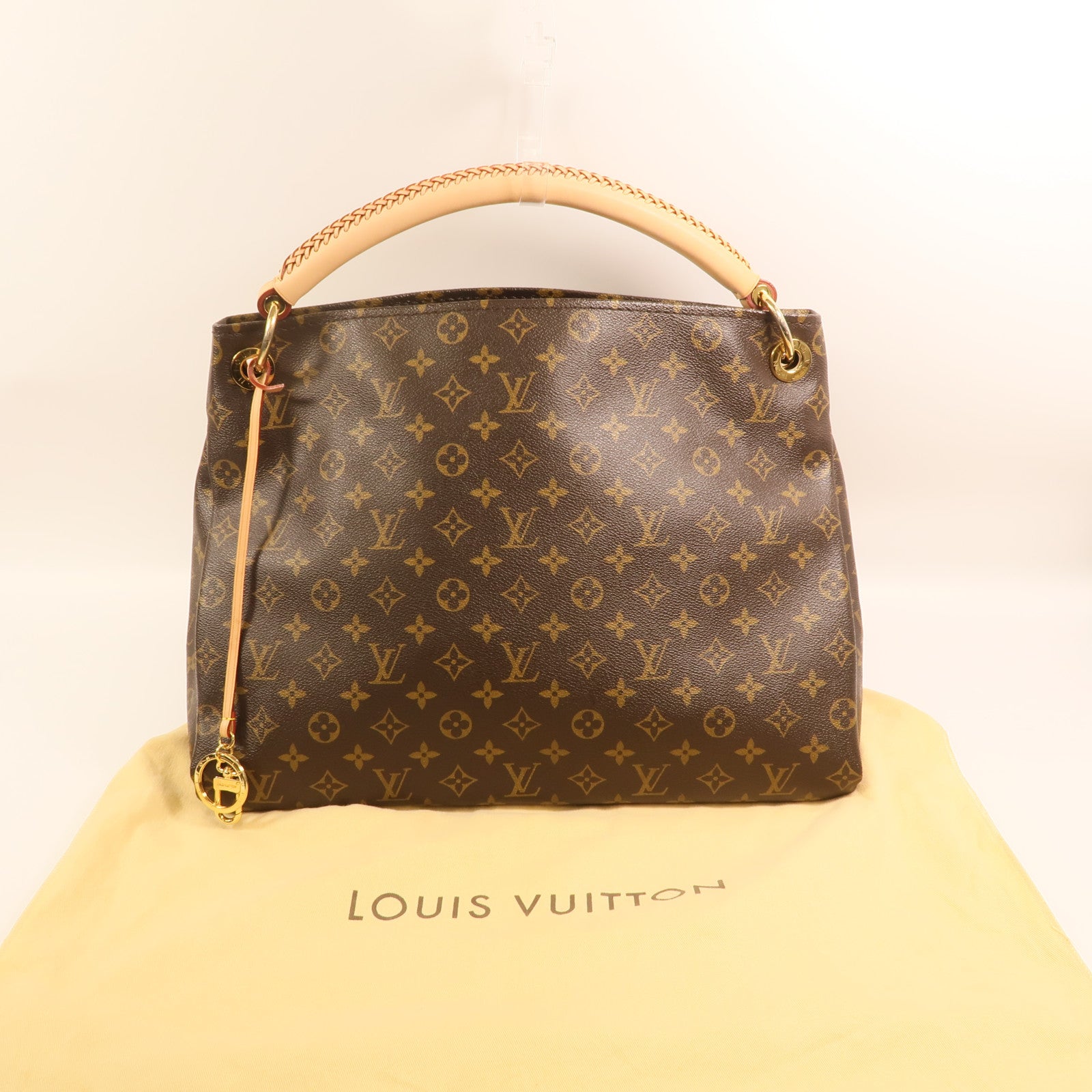 LOUIS VUITTON Monogram Artsy MM金扣肩背袋
