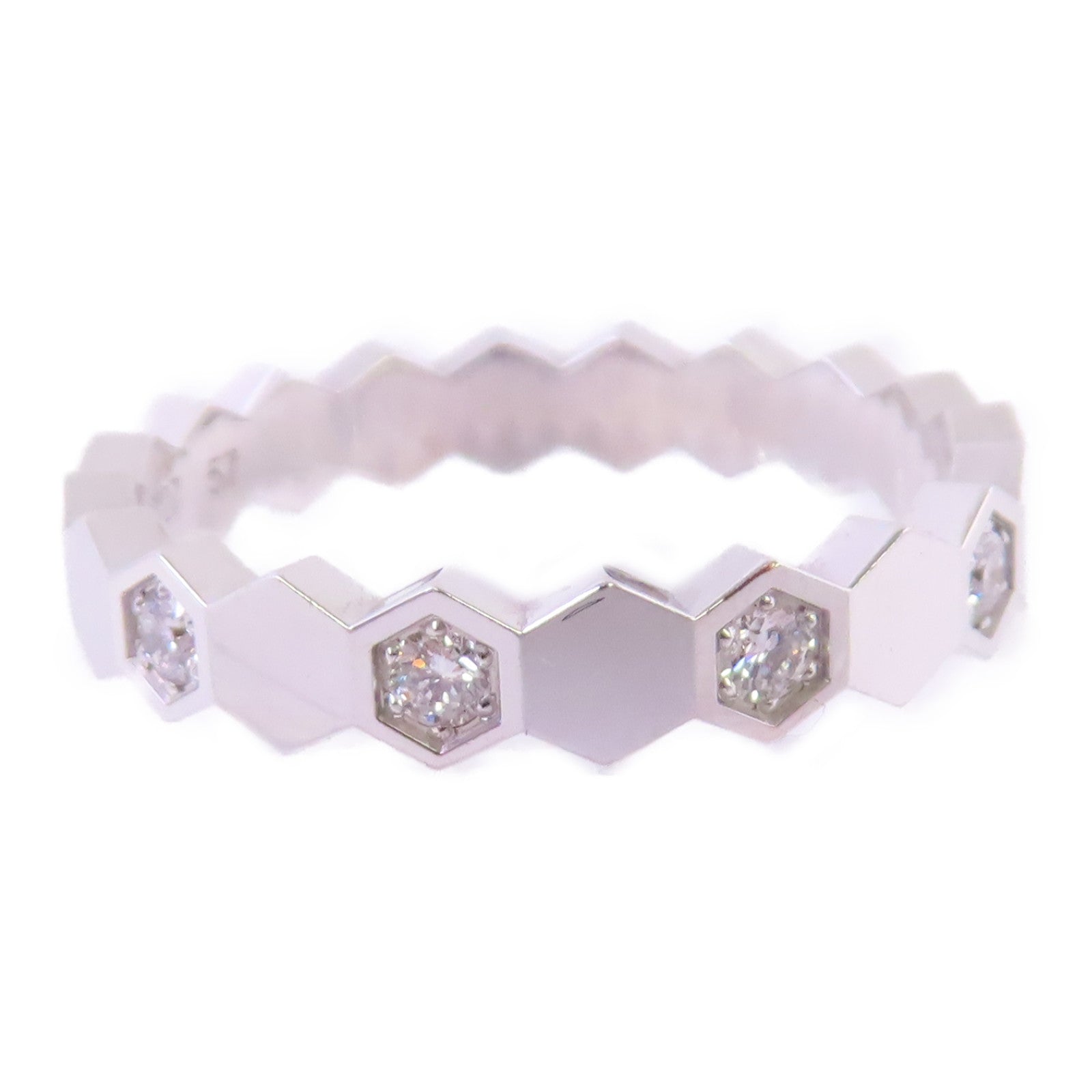 Chaumet 18K白金/鑽石Bee De Chaumet Diamond Ring戒指Chaumet#57/US#8